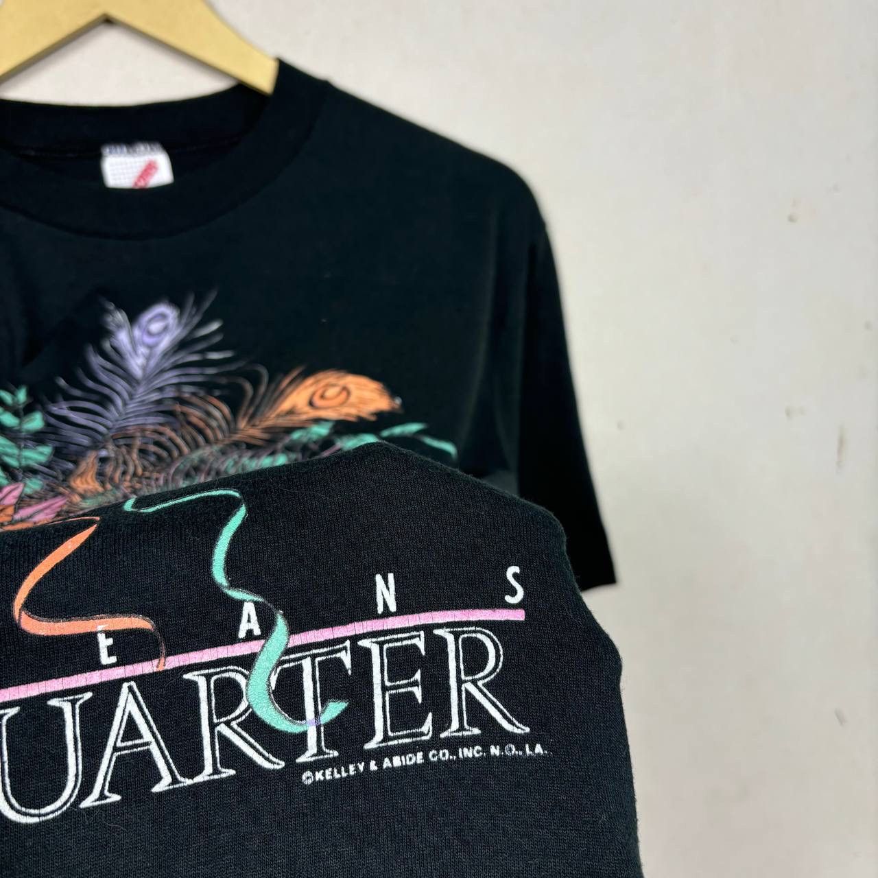 Jerzees VTG 90s Jerzees New Orleans French Quarter Tee Single Stitch Size US L / EU 52-54 / 3 - 3 Thumbnail