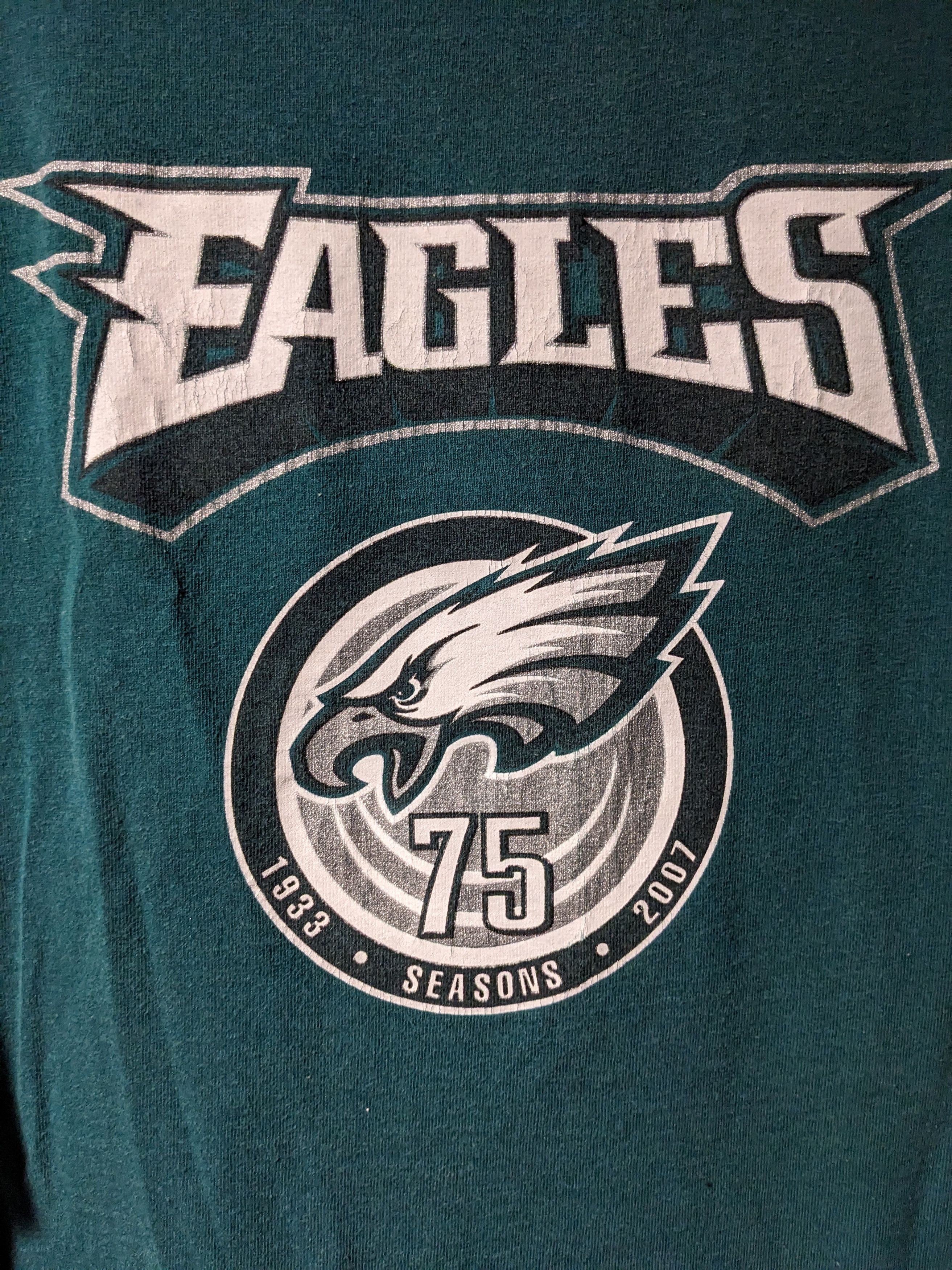 NFL × Vintage Vintage 2007 Philadelphia Eagles NFL Football Large T-Shirt Size US L / EU 52-54 / 3 - 2 Thumbnail