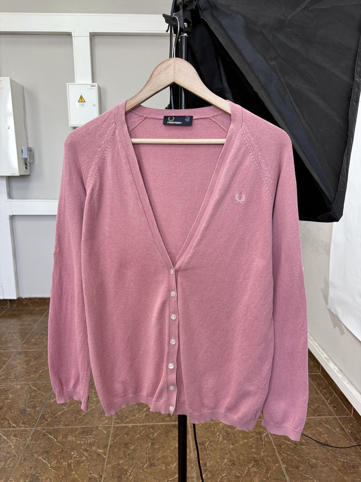 Fred Perry 🇬🇧 Vintage Fred Perry Women’s Cardigan Rare Retro Hype Y2K Size M / US 6-8 / IT 42-44 - 1 Thumbnail