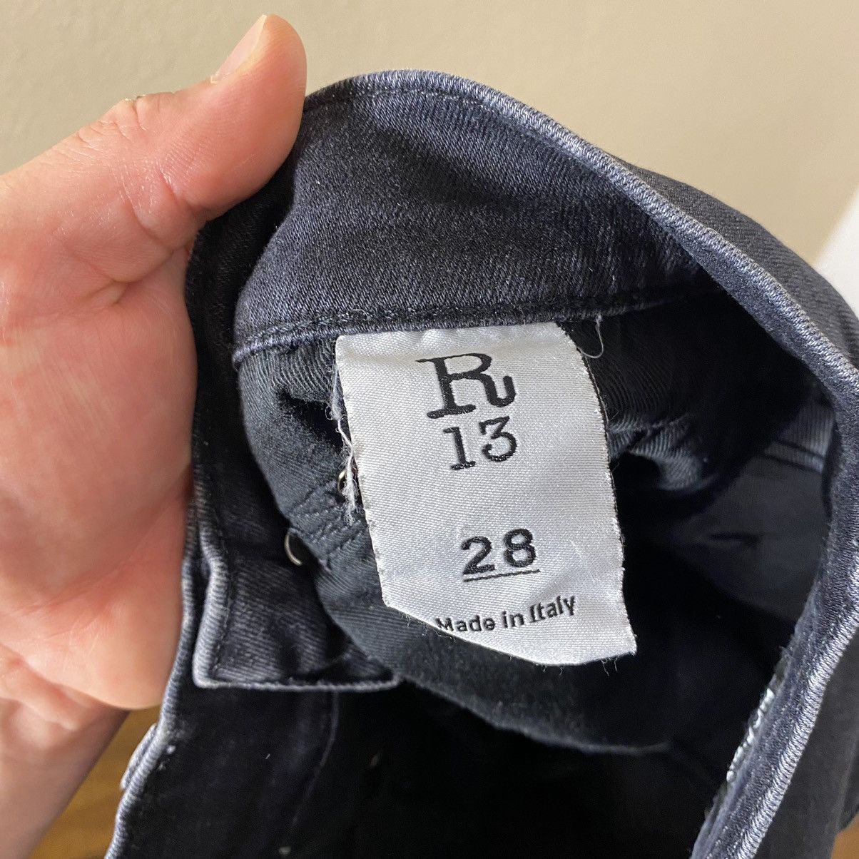 Japanese Brand × R13 Rare R-13 Black Boy Denim Size US 28 / EU 44 - 10 Thumbnail