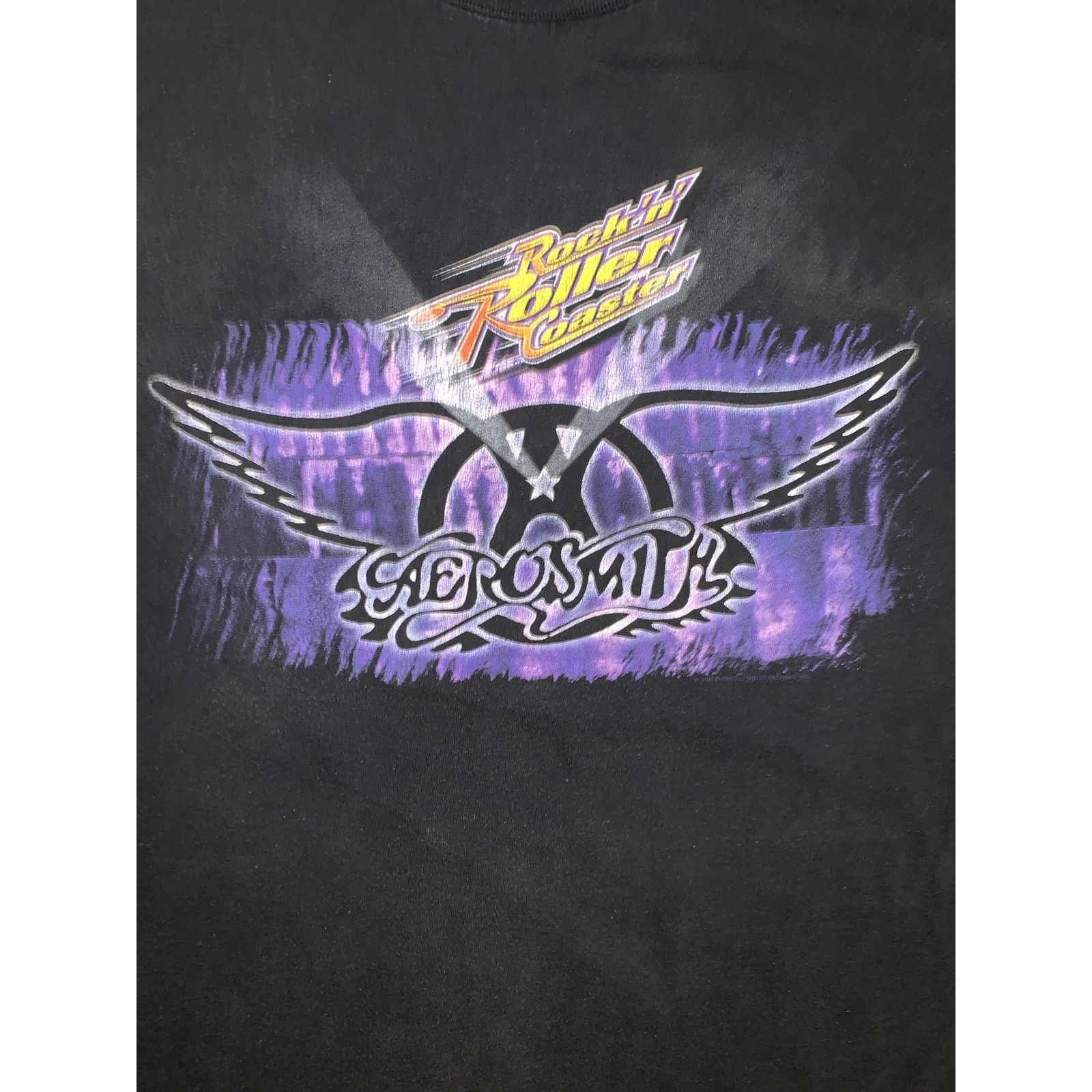 Band Tees Vintage Disney Aerosmith Rock n Roller Coaster T Shirt XXL Size US XXL / EU 58 / 5 - 1 Thumbnail