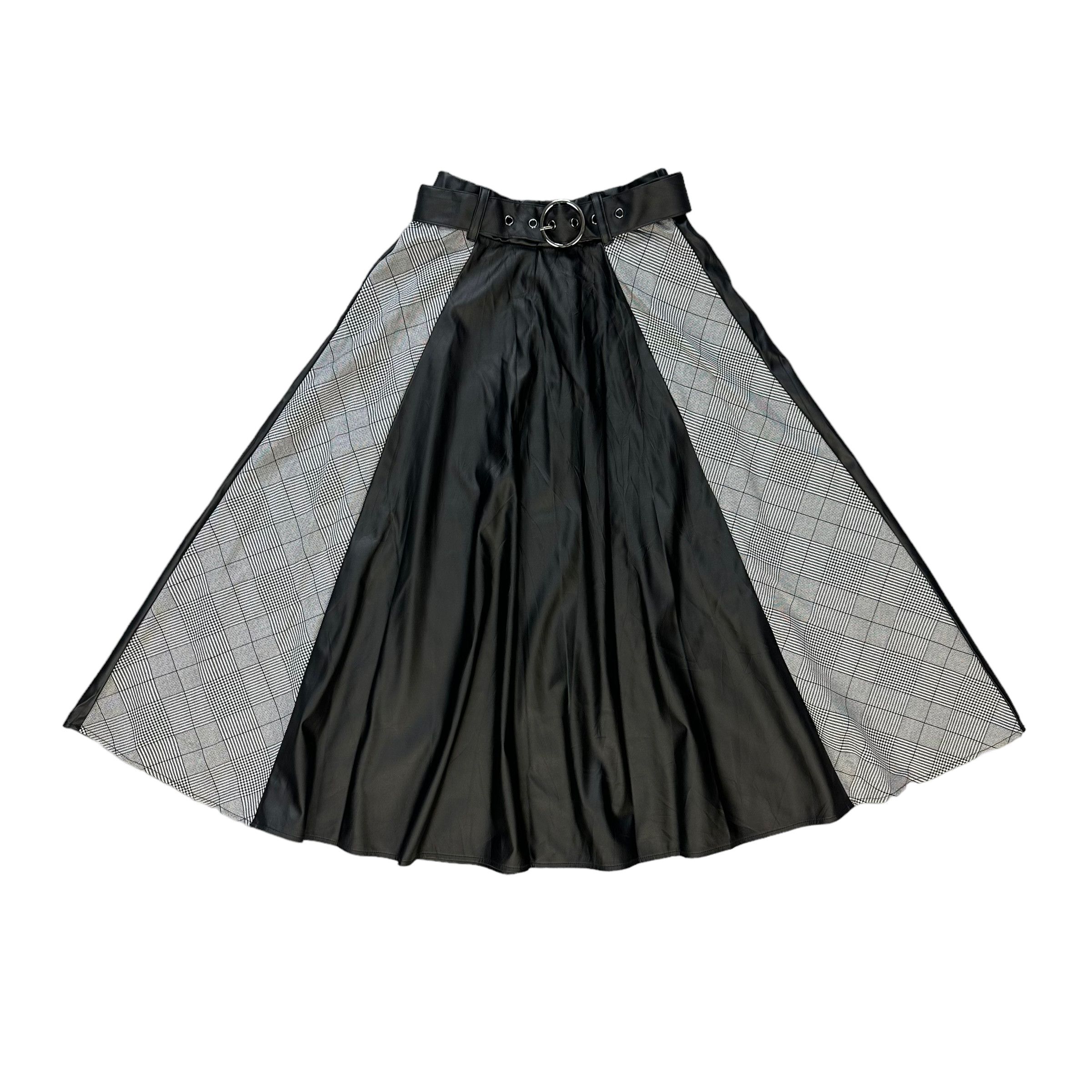 Japanese Brand HYBRID SYNTHETIC LEATHER DRAWSTRING SKIRTS #8081-201 Size 27" / US 4 / IT 40 - 1 Thumbnail