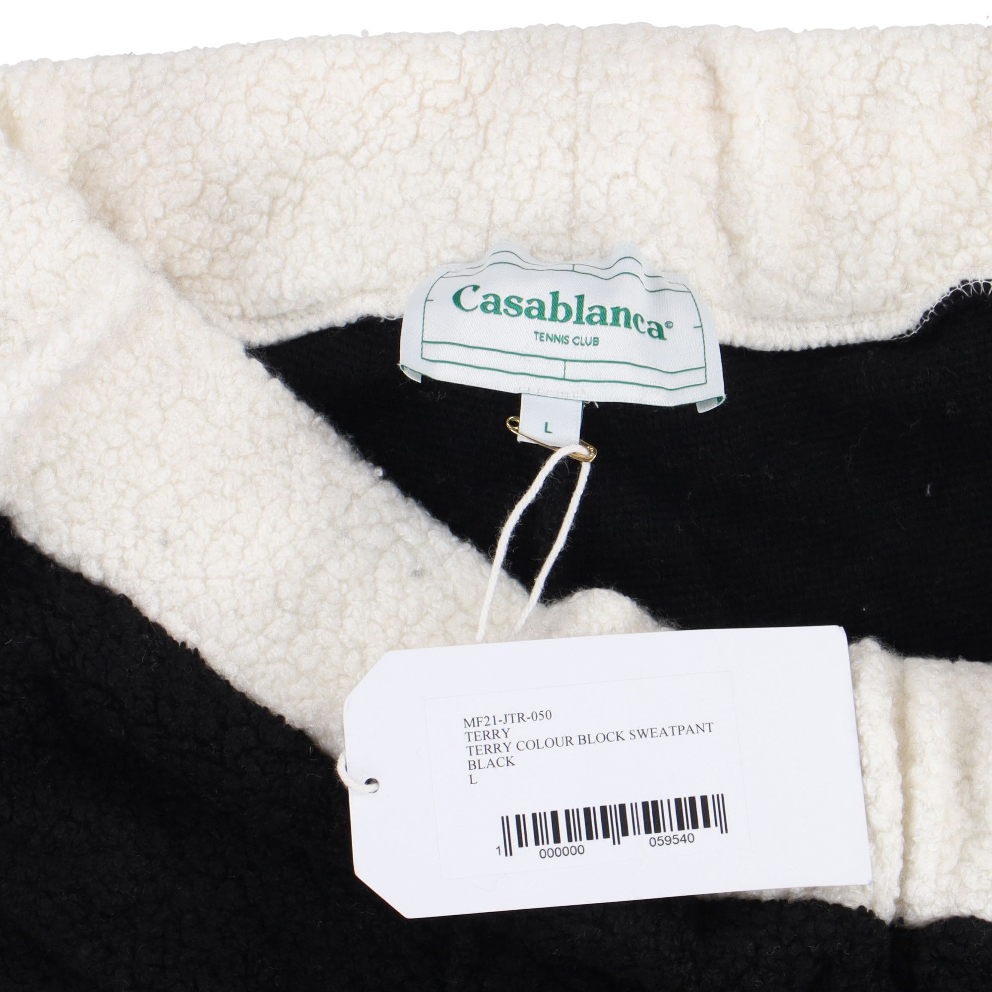 Casablanca Two-Tone Pleated Wide-Leg Terry Sweatpants Size 34" / US 12 / IT 48 - 3 Thumbnail