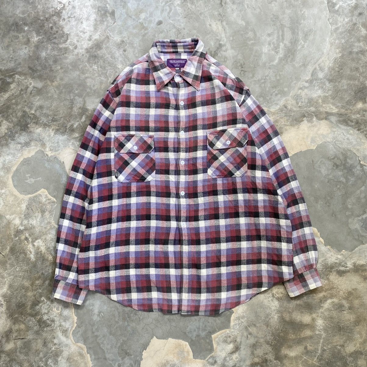 Nepenthes Nepenthes Needles Flannel shirt Size US XL / EU 56 / 4 - 1 Thumbnail