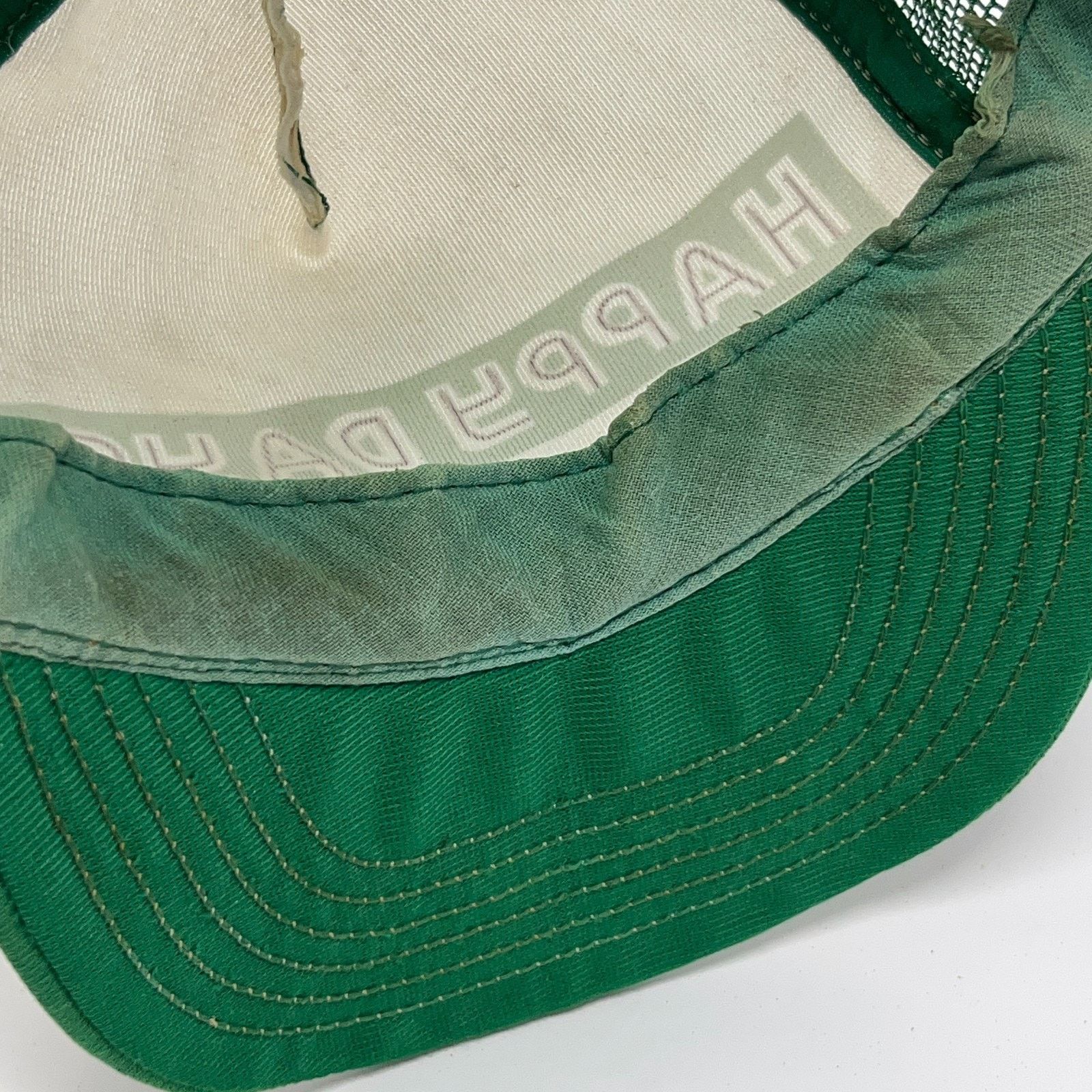 Vintage Vintage Happy Days Smokeless Tobacco Trucker Hat Cap Green Size ONE SIZE - 5 Thumbnail
