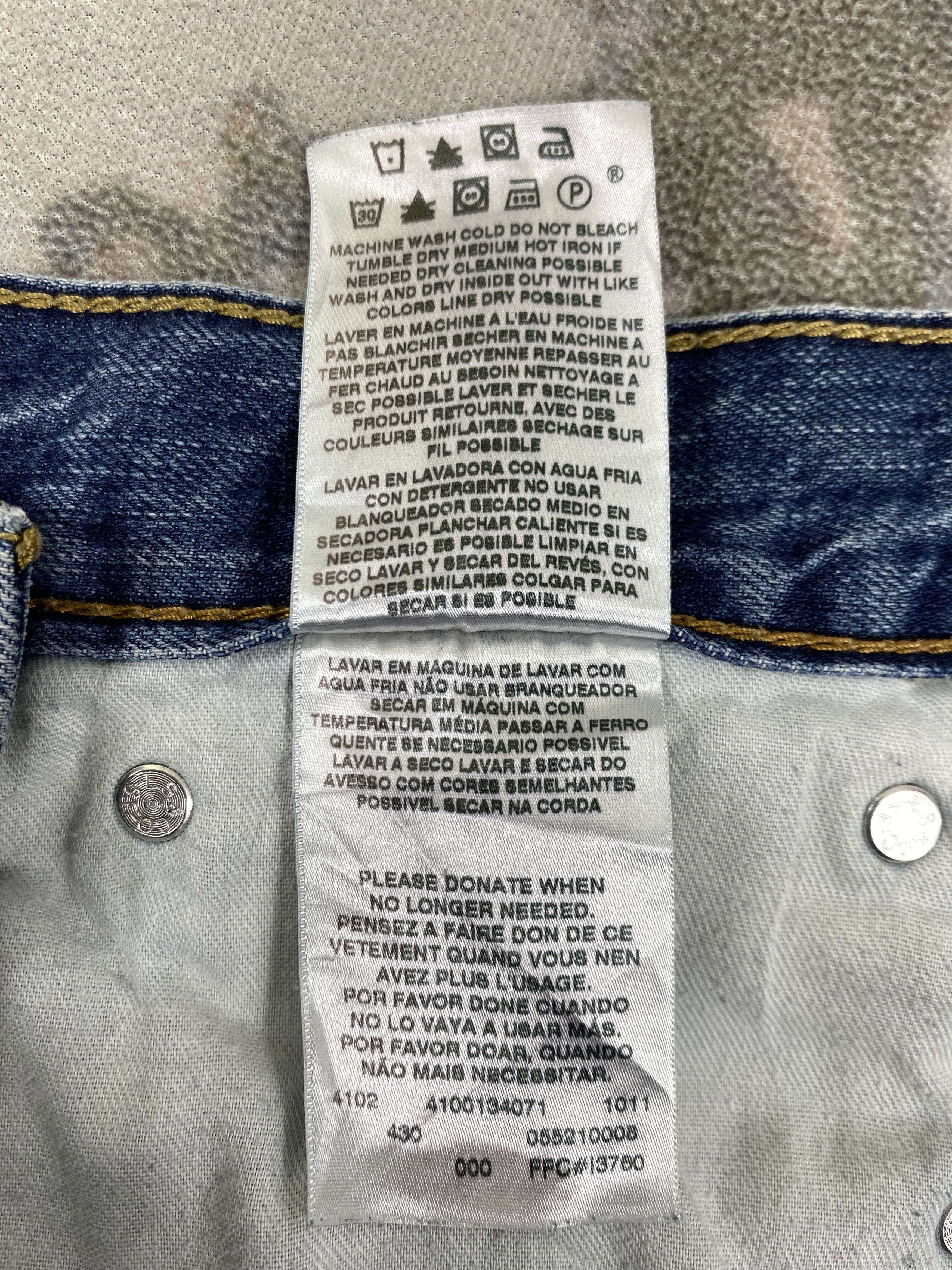 Levi's Distressed Blue Levi's 508 Jeans 34x29.5 Denim -SJ140 Size US 34 / EU 50 - 10 Thumbnail