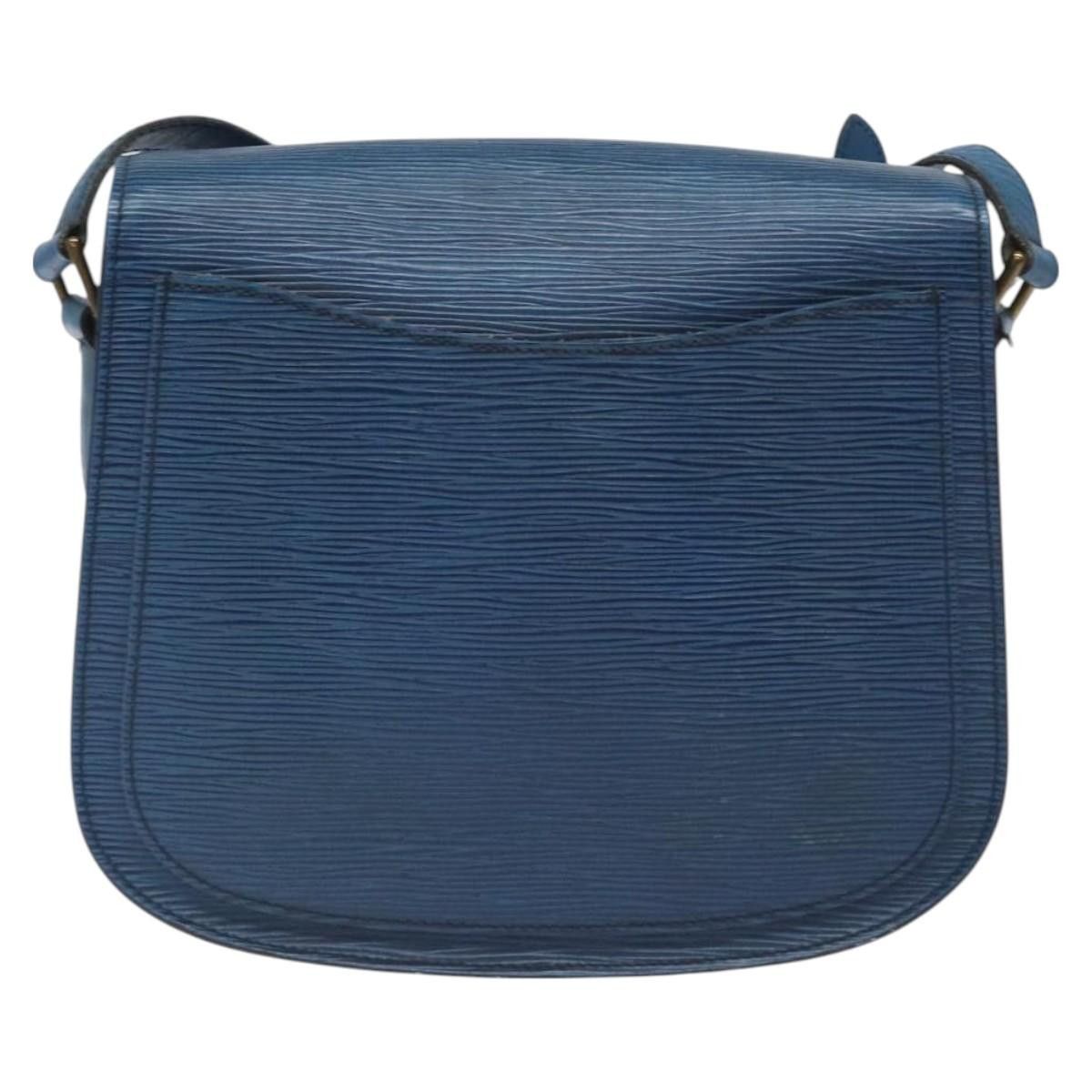 Louis Vuitton LOUIS VUITTON Epi Saint Cloud GM Shoulder Bag Toledo Blue Size ONE SIZE - 3 Thumbnail
