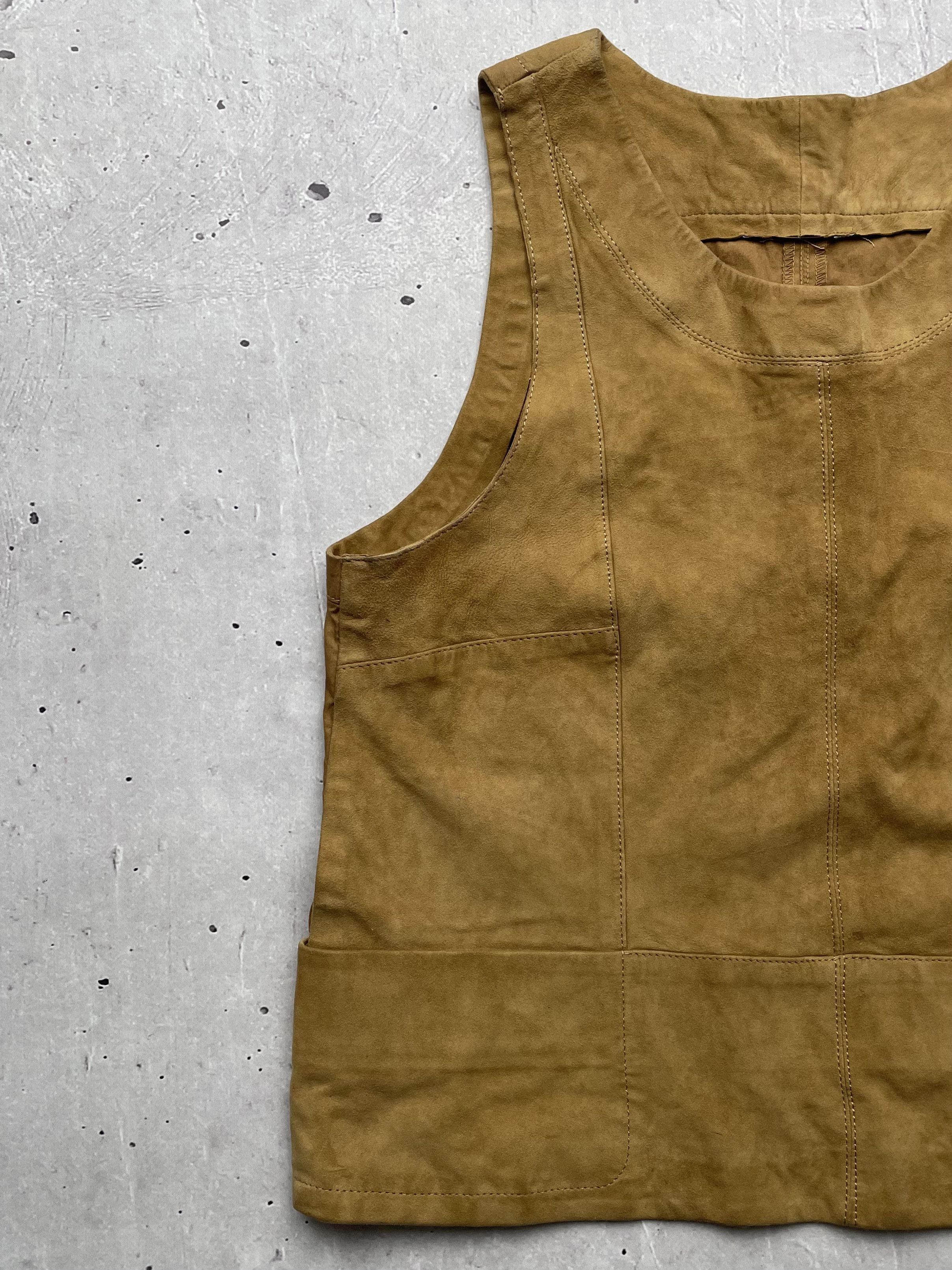 Vintage Vintage Suede Tank Top Size M / US 6-8 / IT 42-44 - 2 Thumbnail