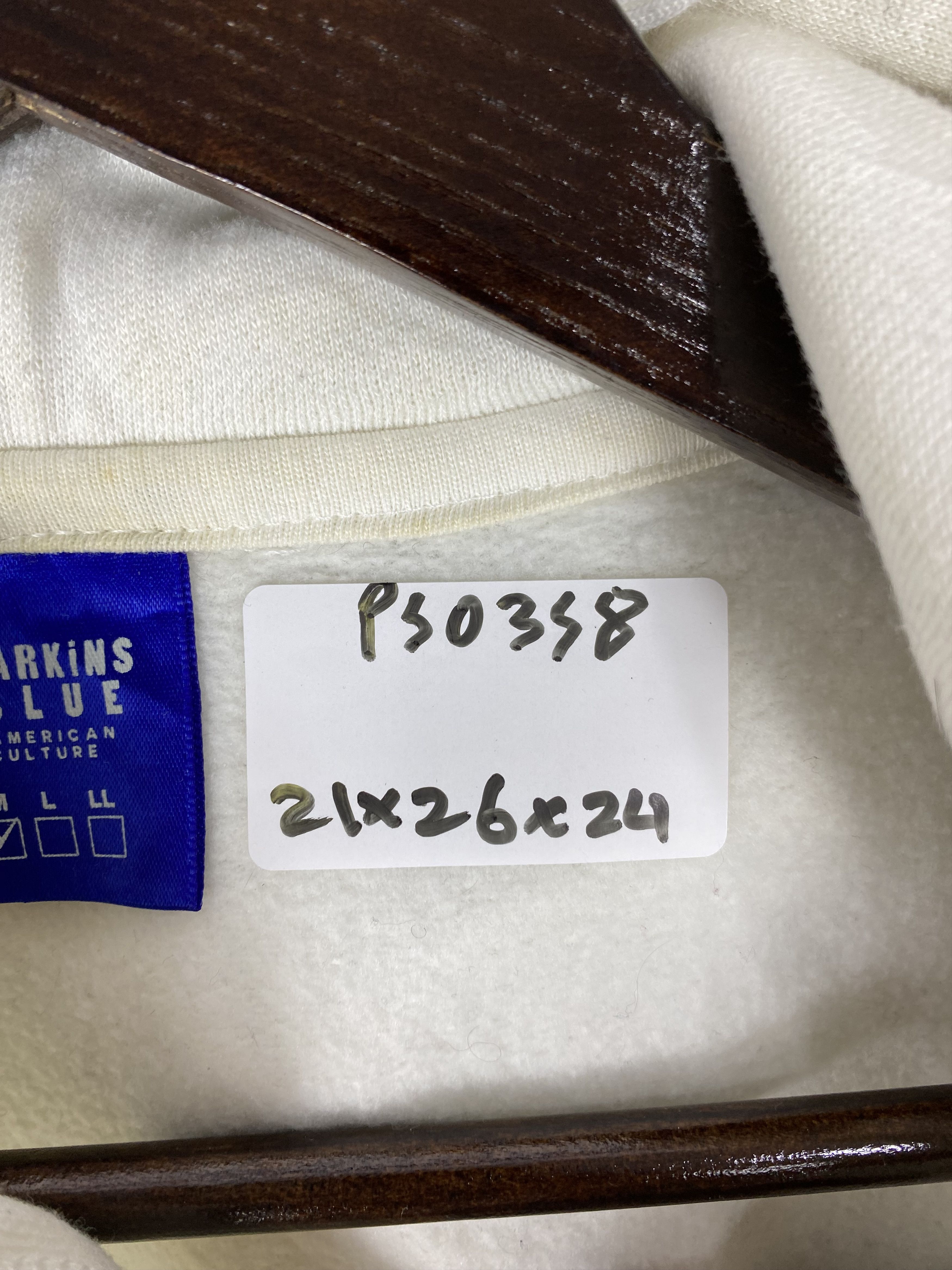 Designer Vintage Larkins Blue Pullover Hoodies PS0358 Size US M / EU 48-50 / 2 - 10 Thumbnail