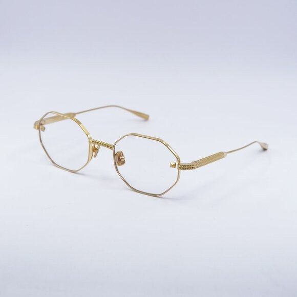 Valentino Valentino V-STUD VLX-122C Eyeglasses Shiny Gold 52mm Size ONE SIZE - 1 Thumbnail