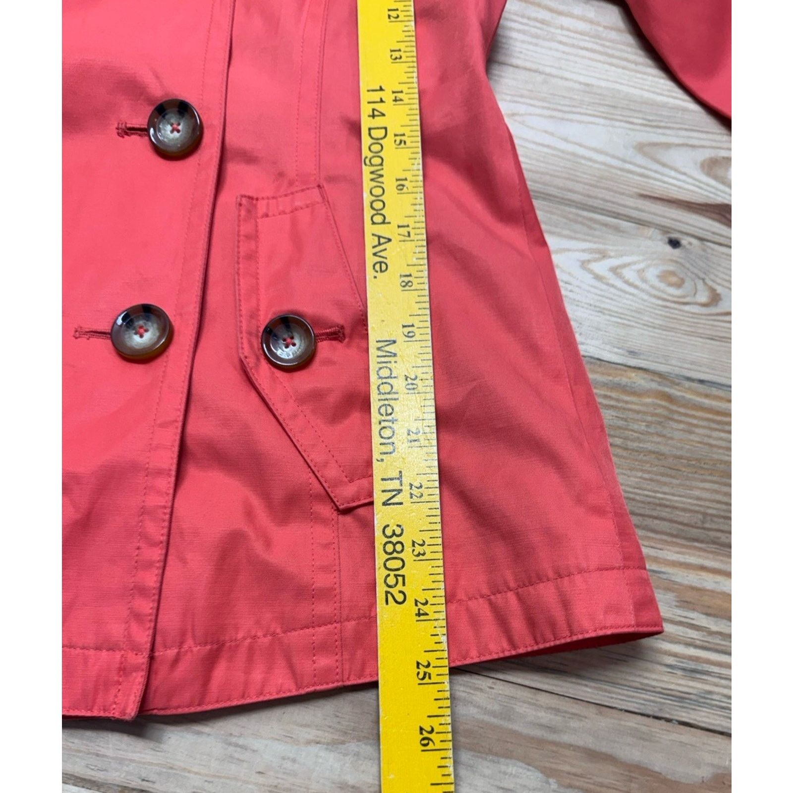 Michael Kors Michael Kors Orange Trench Coat Rain Jacket Women’s XS Size M / US 6-8 / IT 42-44 - 6 Thumbnail