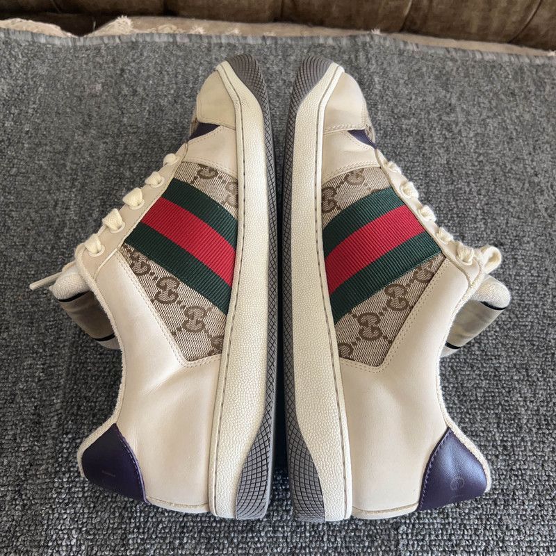 Gucci Gucci Screener Low-Top Sneakers for Men - Size US 8.5 / EU 41-42 - 8 Thumbnail