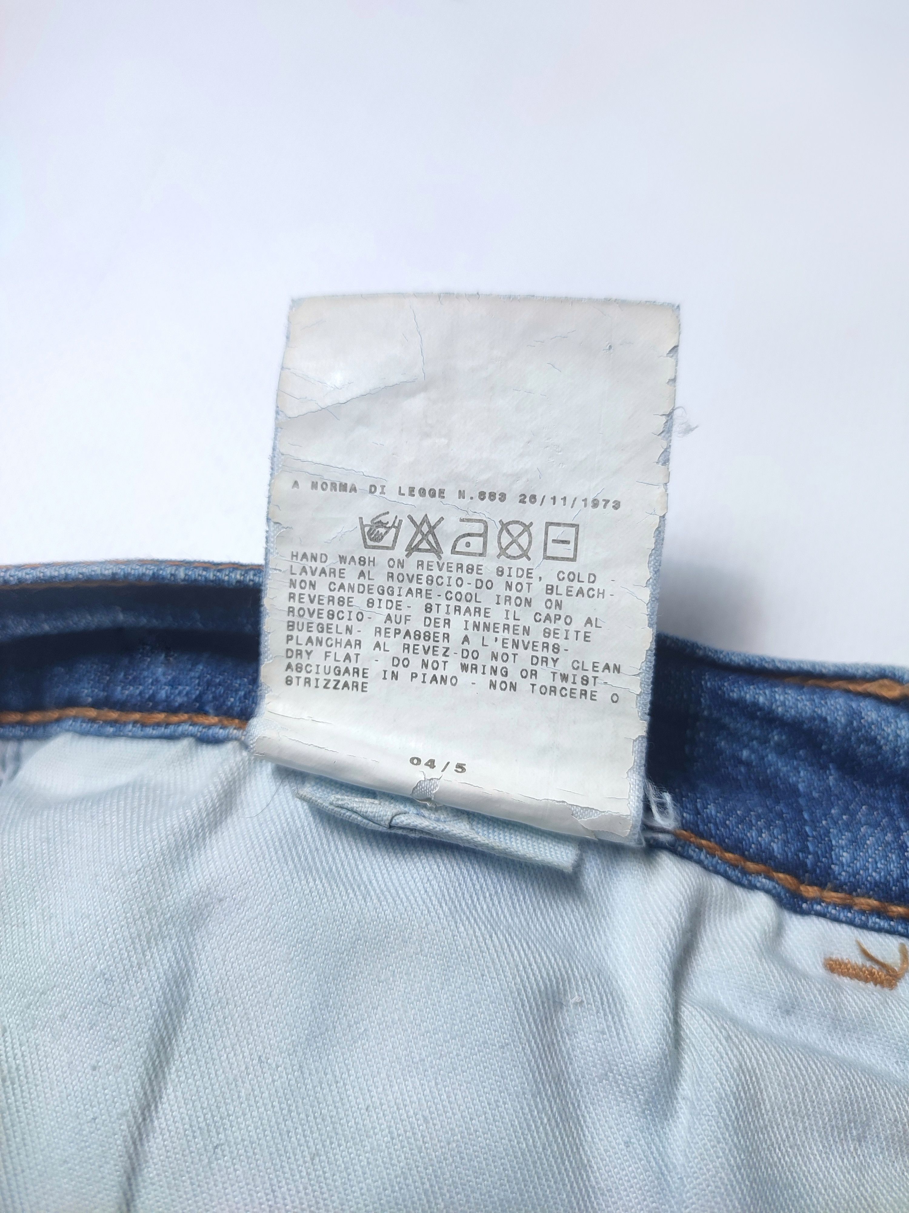 Dolce & Gabbana Vintage Dolce Gabbana Logo Stitched Denim Pants Size 29" - 11 Thumbnail