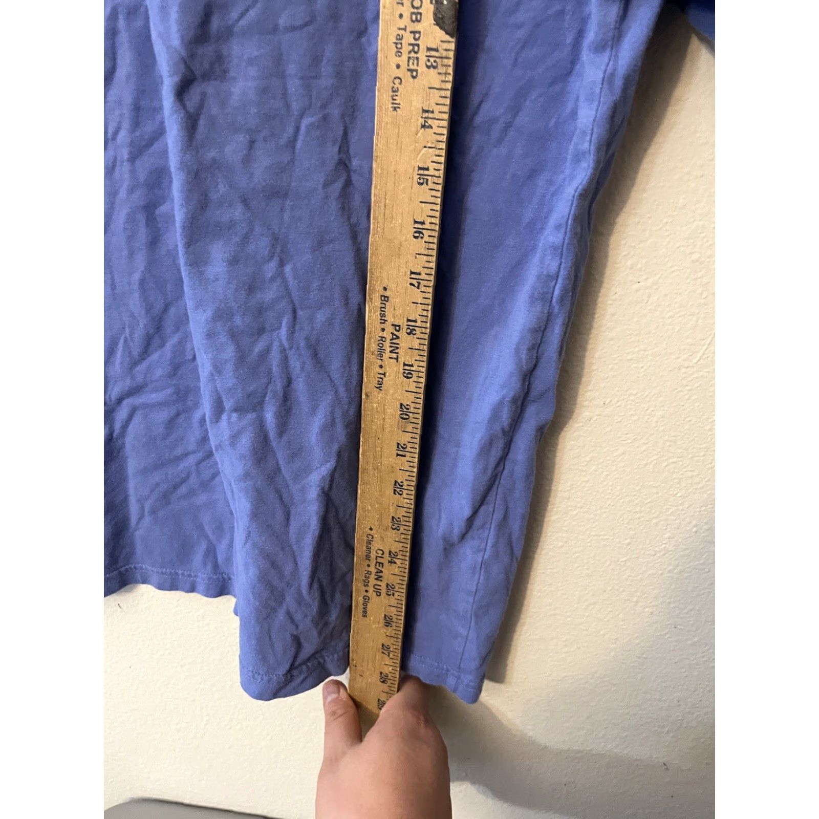 Polo Ralph Lauren Polo Ralph Lauren Shirt Men L Blue Cotton V-Neck Long Sleeve Sleep Shirt Mens Size US L / EU 52-54 / 3 - 4 Thumbnail