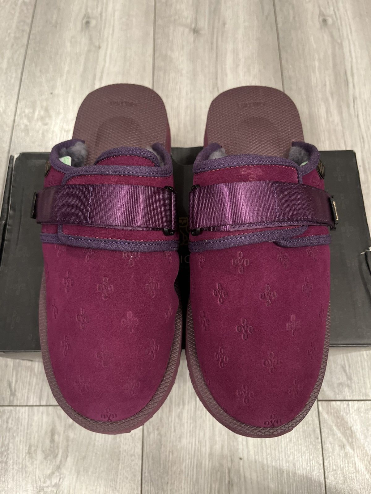 Suicoke Suicoke x OVO Zavo-MabOVO Purple Slippers - Size 9 UK Size US 10 / EU 43 - 5 Thumbnail