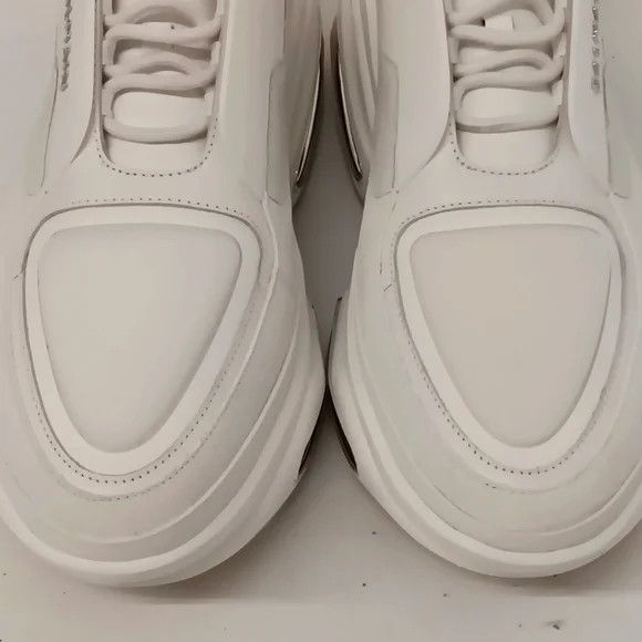 Balmain Balmain Men's White B-Bold Low-Top Sneakers - EU44/US11 Size US 11 / EU 44 - 7 Thumbnail