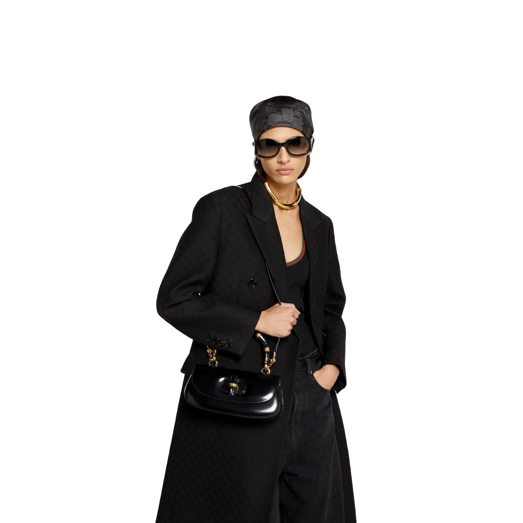 Gucci o1la5ras0526 Size: OS / Bamboo Diva Medium Bag in Black Size ONE SIZE - 2 Thumbnail