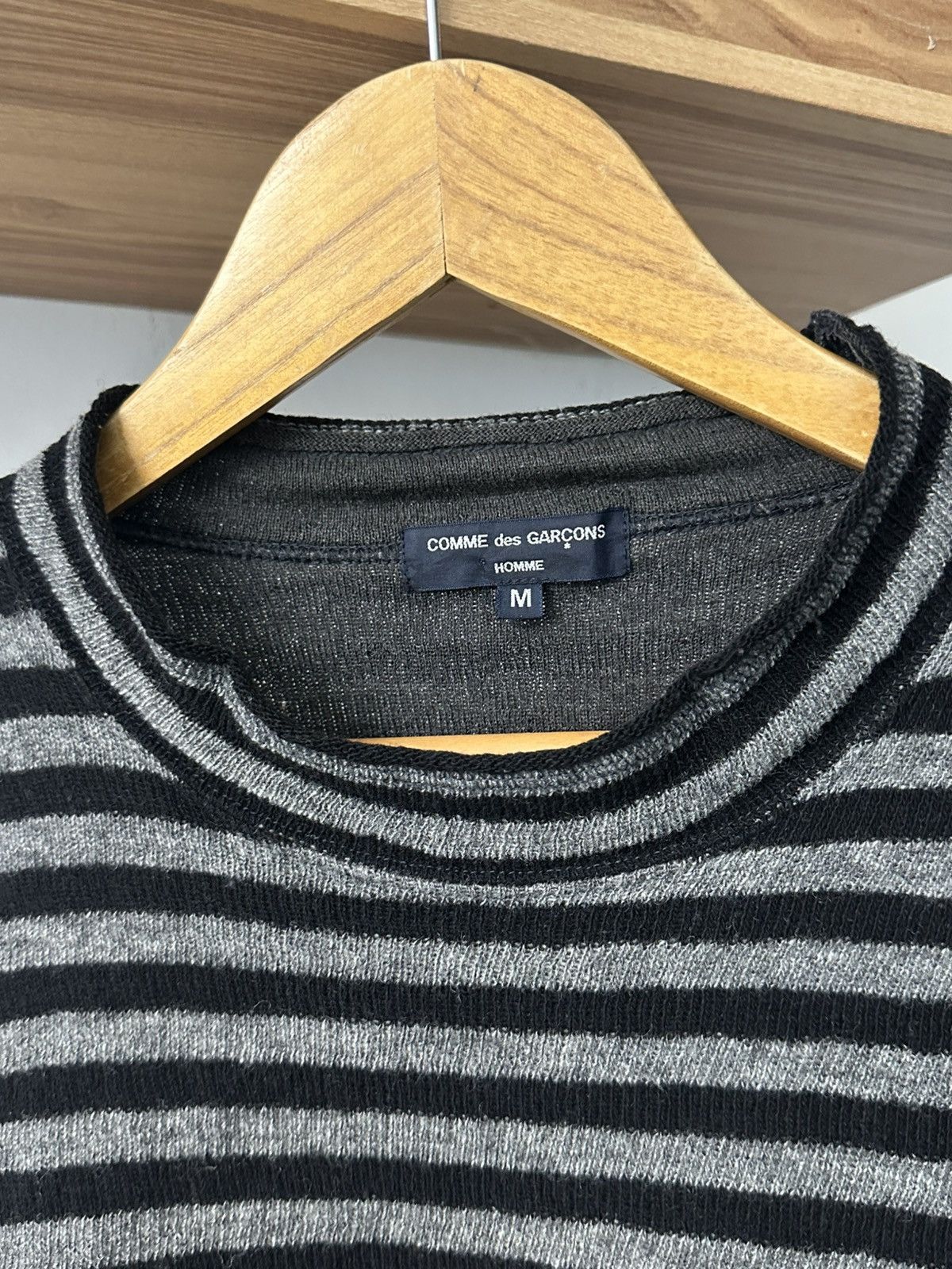 Comme des Garcons AW13 Comme des Garcons Stripes Mohair Sweater L/S Size US M / EU 48-50 / 2 - 7 Thumbnail