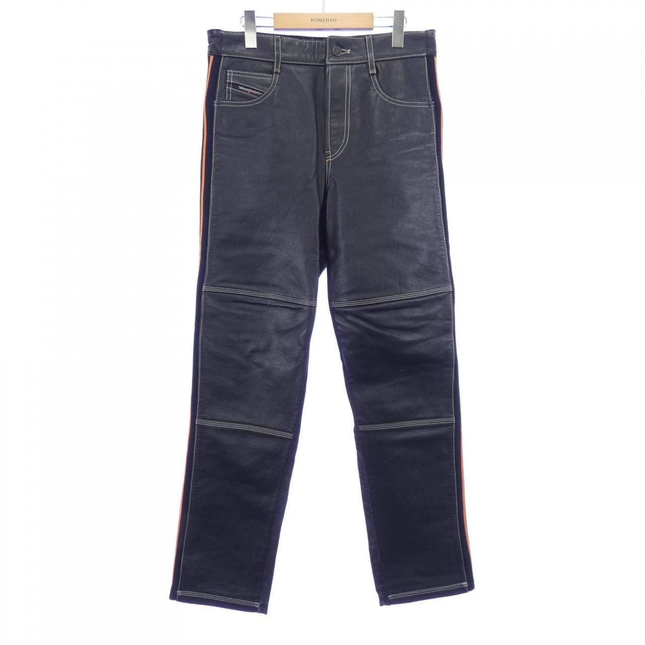 Other Other Diesel P-ARBUS Cow Leather Jeans Leather Jeans P-ARBUS DUTY FREE for USA Size ONE SIZE - 1 Thumbnail