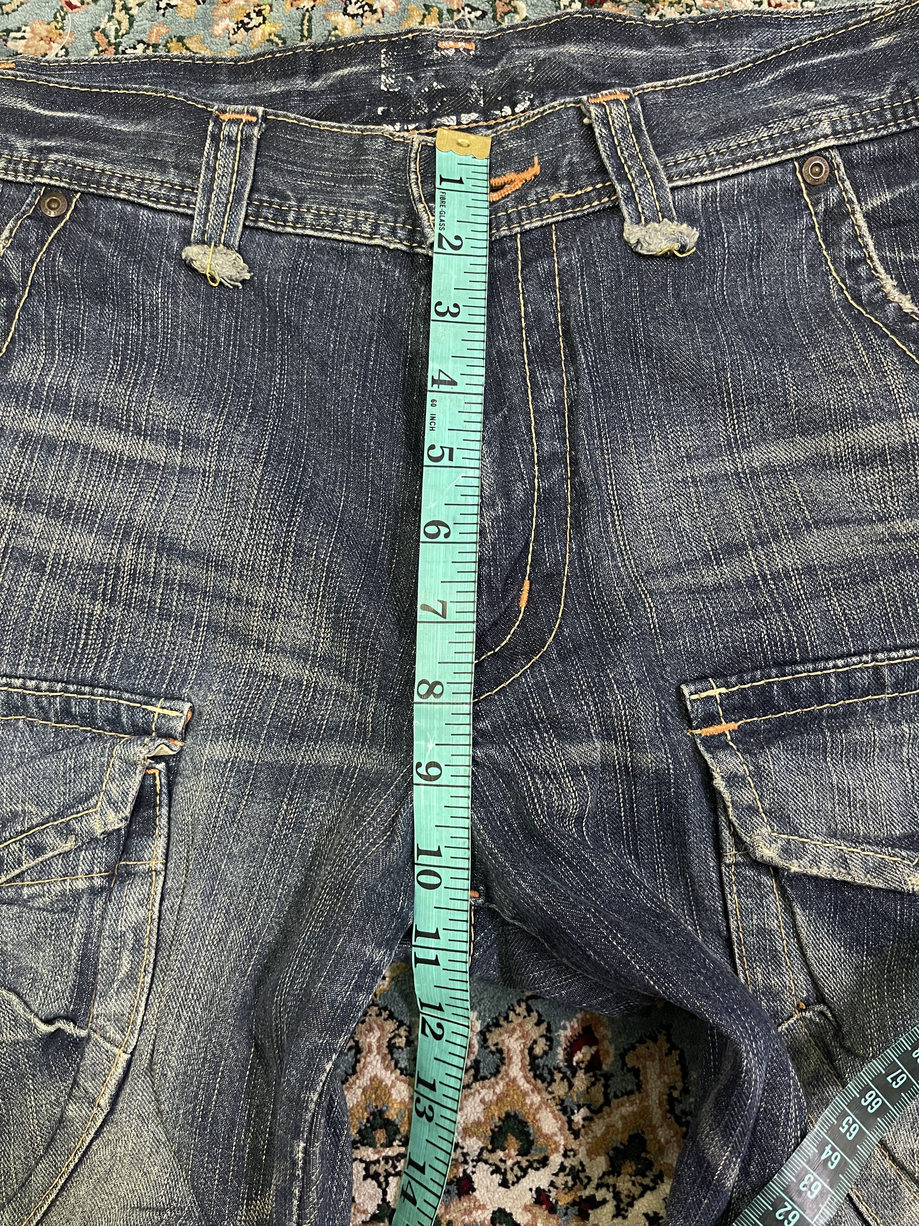 Edwin Edwin EXV-416 Blue Flared Cargo Tactical Style Size US 32 / EU 48 - 7 Thumbnail