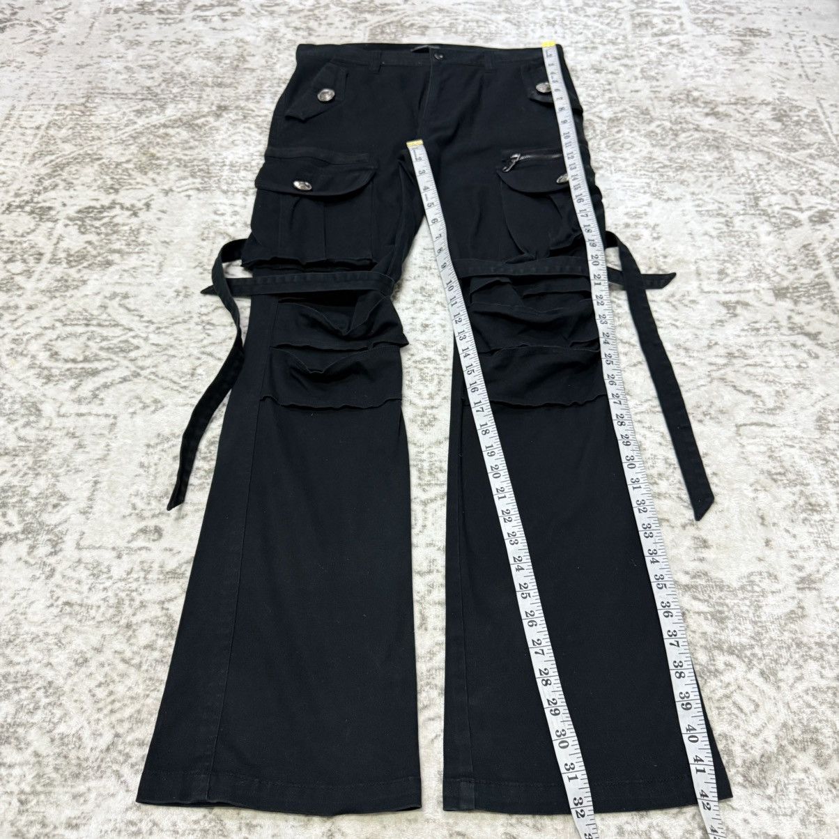 Le Grande Bleu (L.G.B.) Japanese Brand Saucy Cool Bondage Cargo Pants Size US 30 / EU 46 - 7 Thumbnail