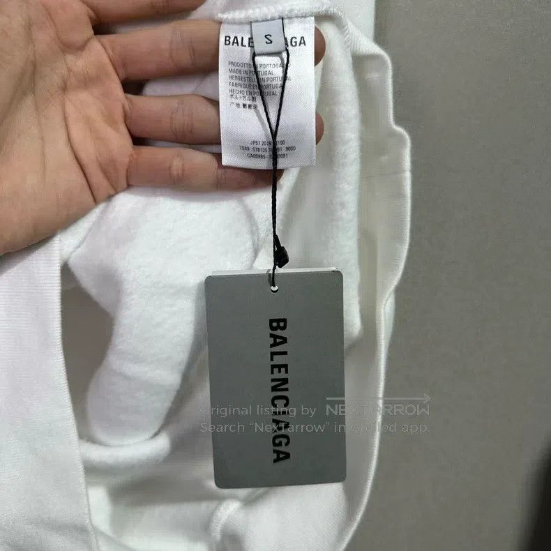Balenciaga Balenciaga Eiffel Tower Logo White Hoodie Size US S / EU 44-46 / 1 - 7 Thumbnail