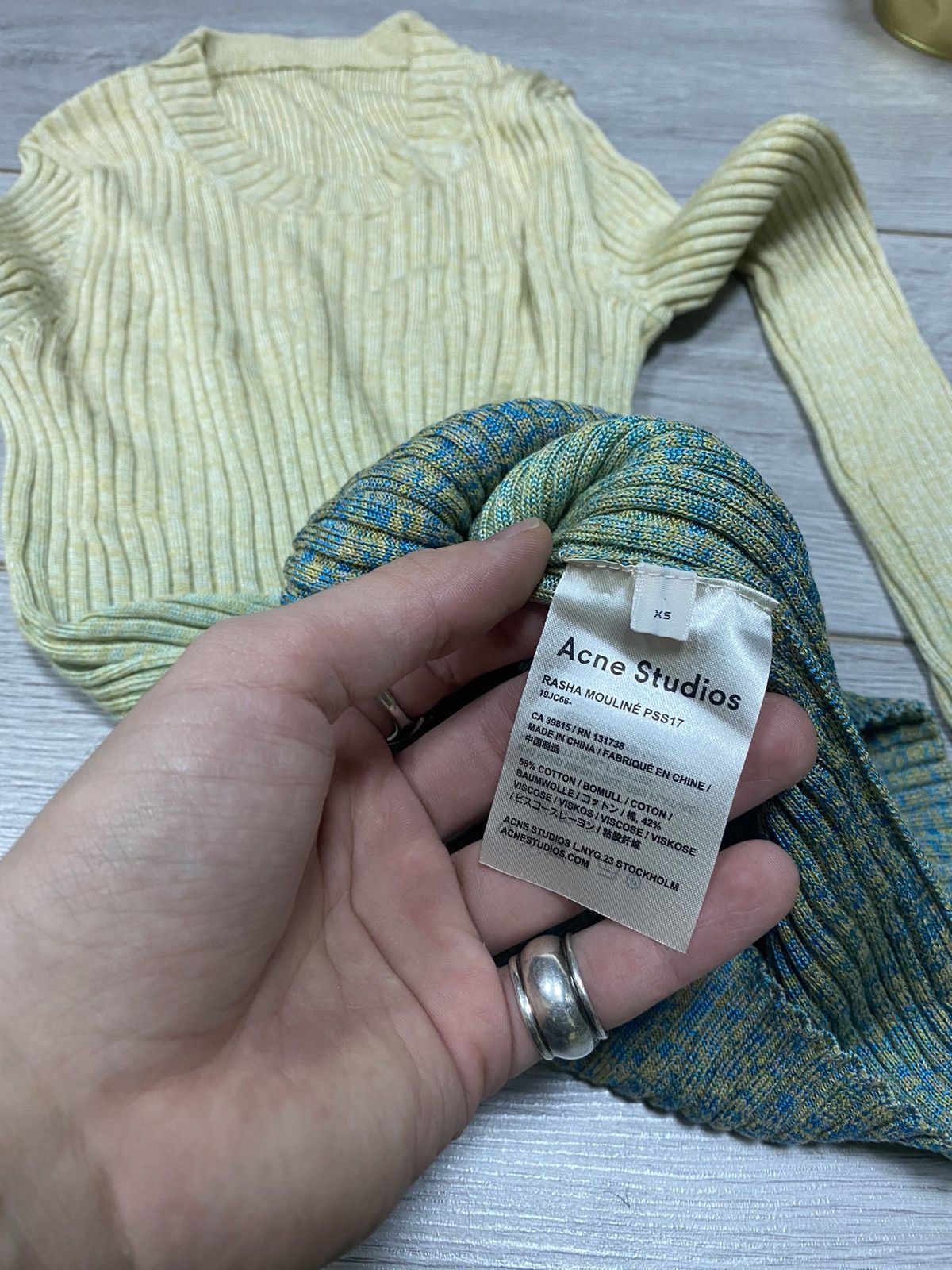 Acne Studios Acne Studios Rasha Mouline pocket gradient sweater Size XS / US 0-2 / IT 36-38 - 7 Thumbnail