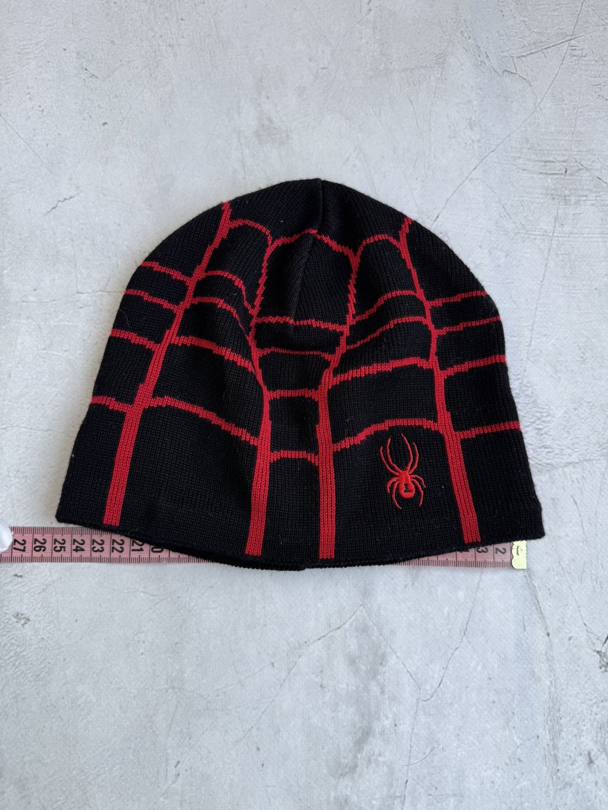Spyder Spyder Knit Hat Black Red Spider Logo Winter Size ONE SIZE - 7 Thumbnail