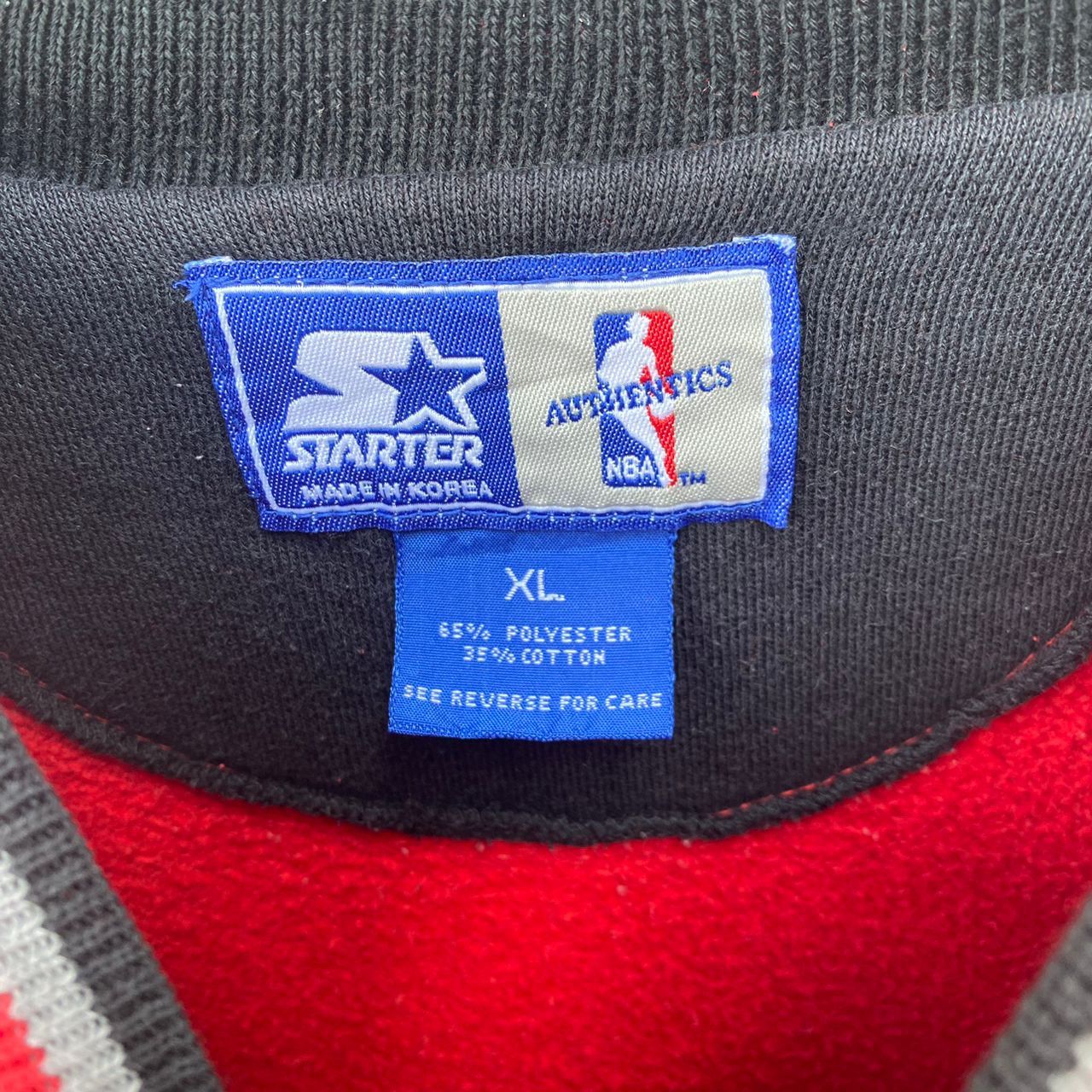 NBA × Vintage VINTAGE CHICAGO BULLS SWEATSHIRT XL PULLOVER RED Size US XL / EU 56 / 4 - 6 Thumbnail