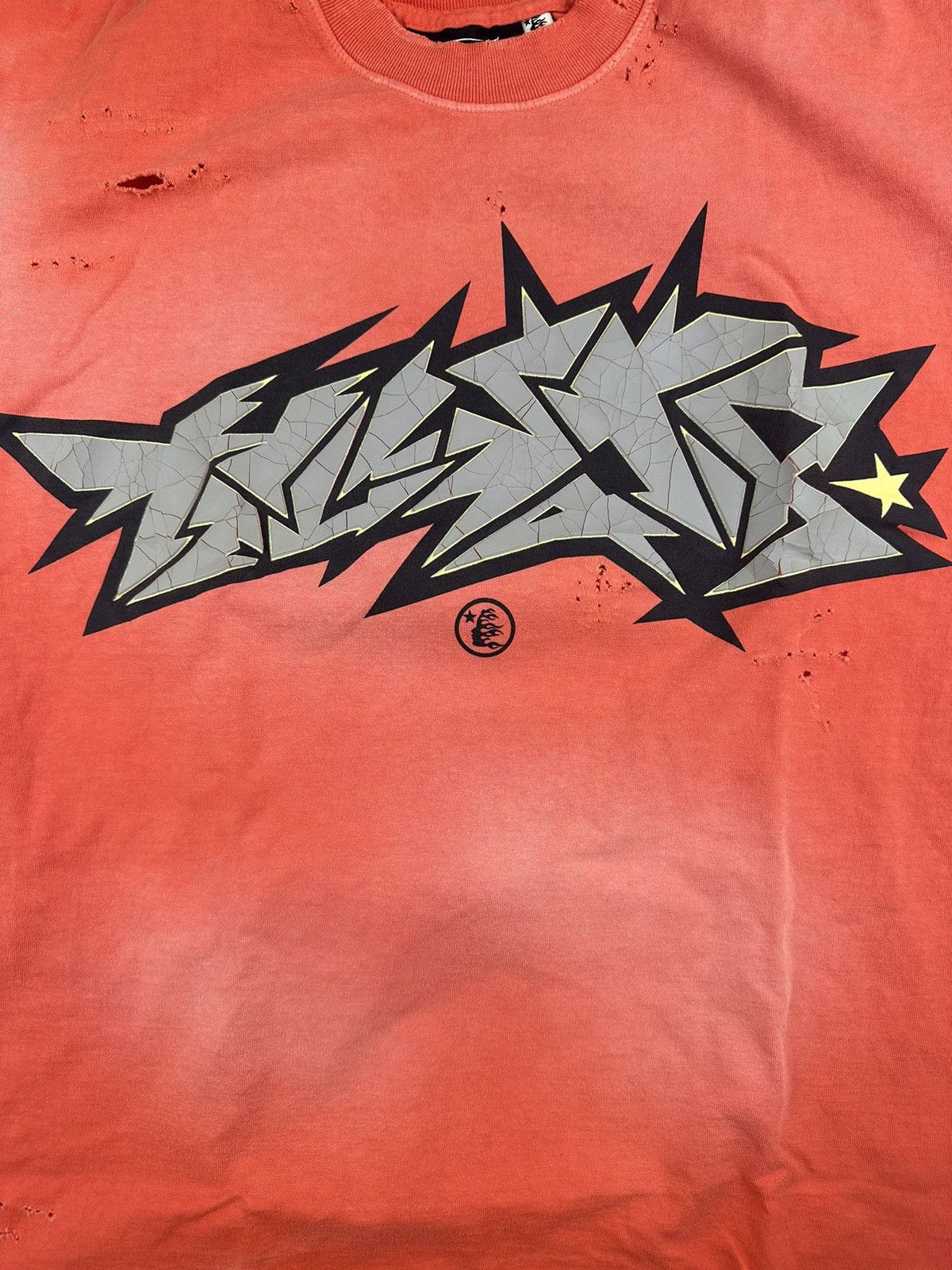 HELLSTAR Hellstar Crack Print T-shirt Size US M / EU 48-50 / 2 - 2 Thumbnail