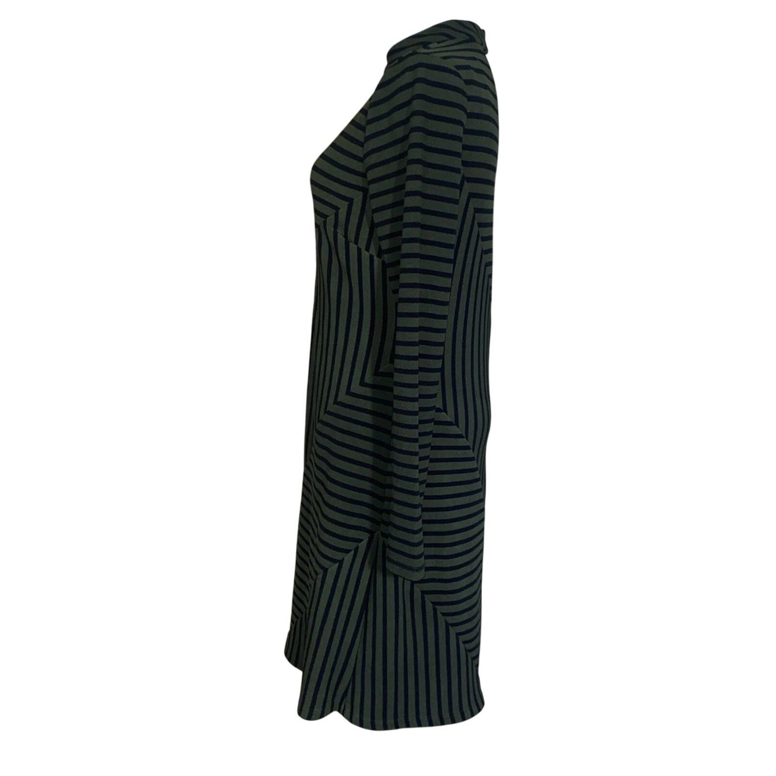 Anthropologie Anthropologie Hutch Green Black Long Sleeve Dress size XS Size XS / US 0-2 / IT 36-38 - 2 Thumbnail