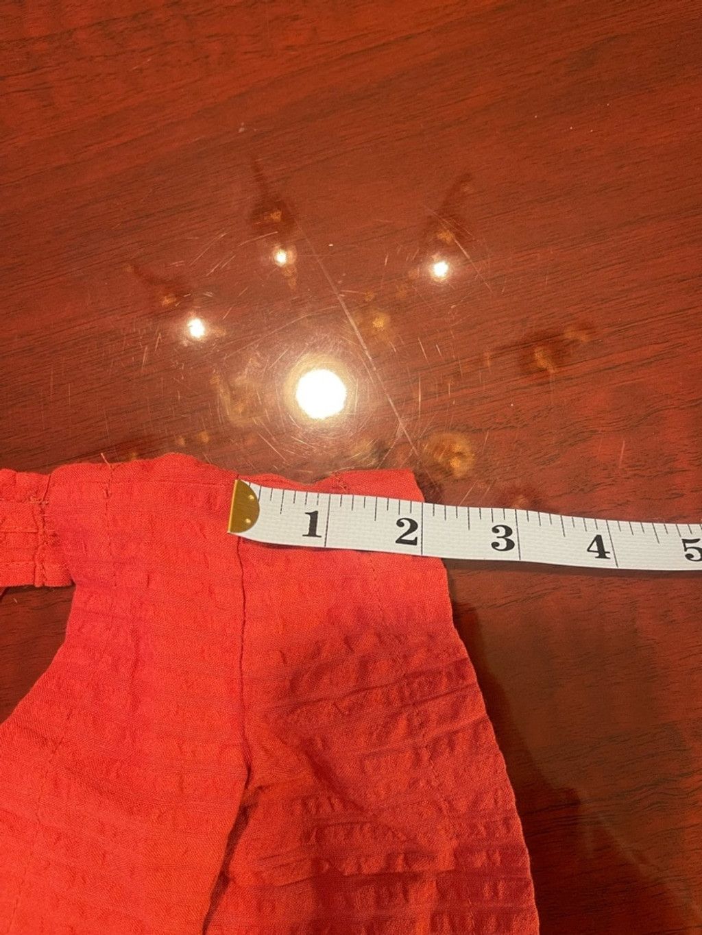 Asos ASOS Rust Red Seersucker Halter Romper Cotton Sz 12 Beach Size 34" / US 12 / IT 48 - 6 Thumbnail
