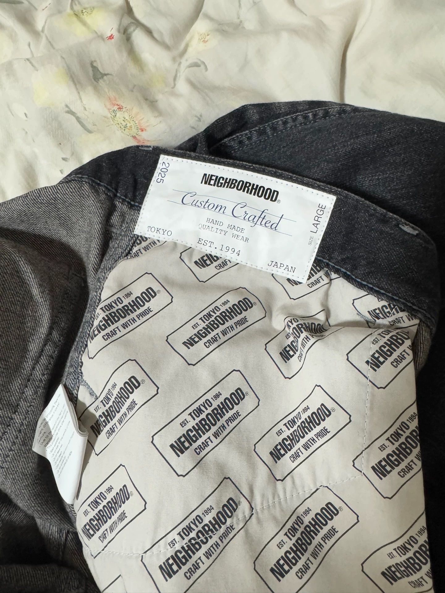 Neighborhood Neighborhood 25ss Nevada Washed Ink Black L Jeans Size US 34 / EU 50 - 3 Thumbnail