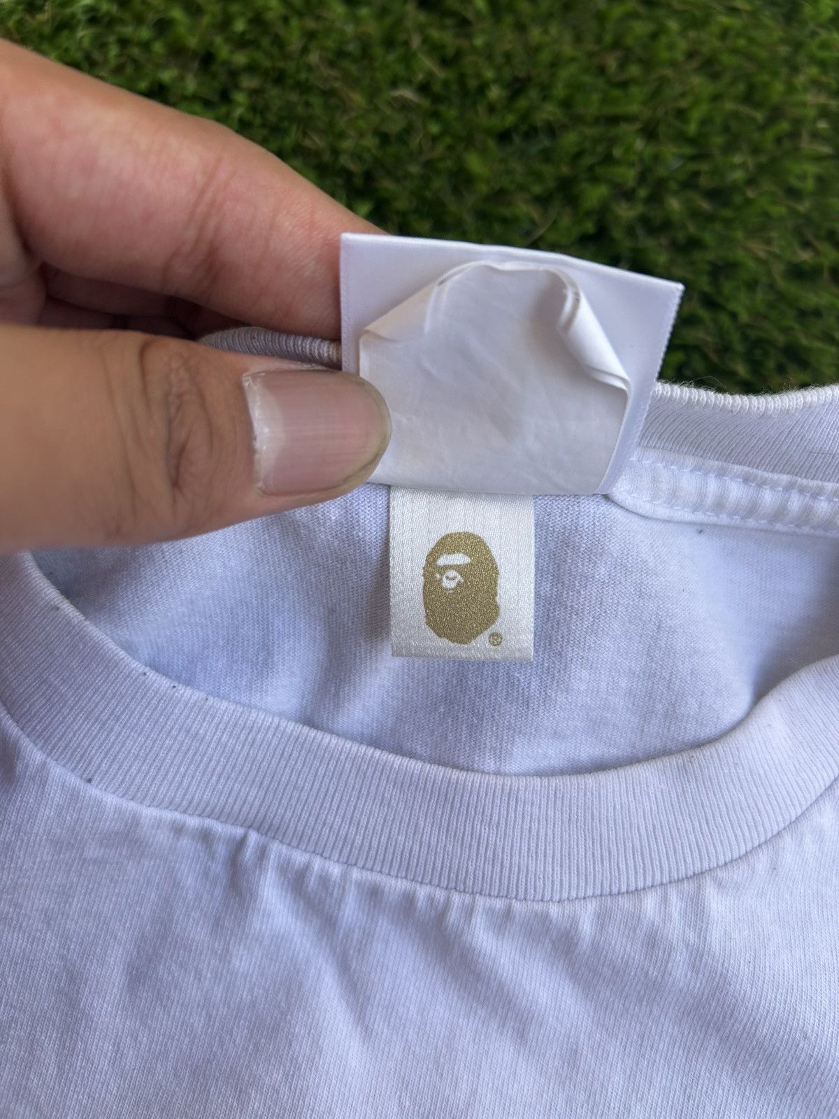 Bape BAPE SS23 Katakana College City Japan White Tee Size US M / EU 48-50 / 2 - 4 Thumbnail
