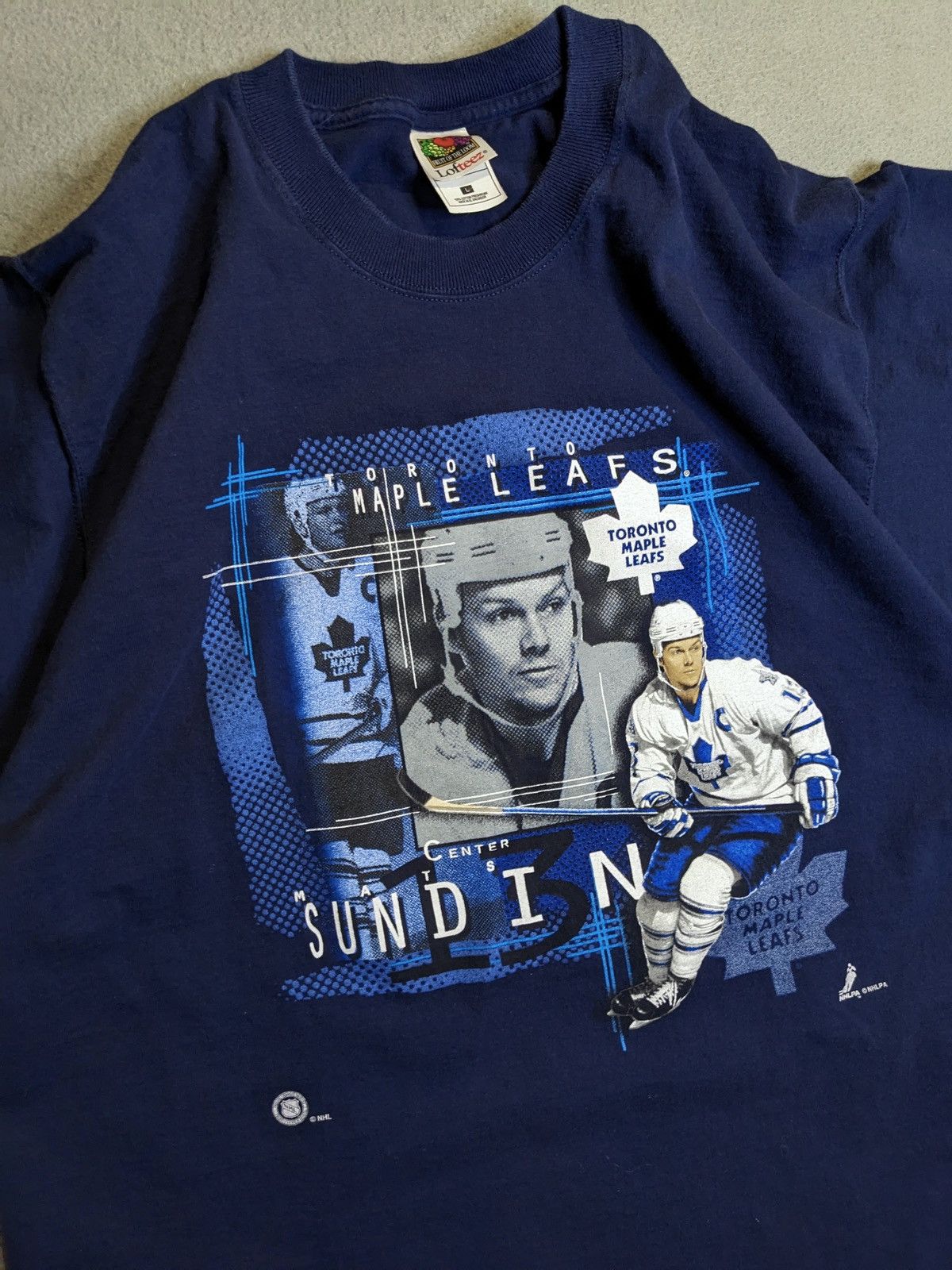 NHL Vtg Toronto Maple Leafs Mats Sundin T-Shirt Large Y2K Blue Size US L / EU 52-54 / 3 - 3 Thumbnail