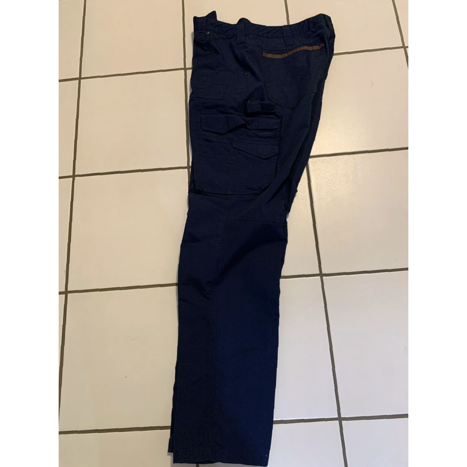 Vintage VINTAGE CQR Cargo Pants Men's 34X34 Blue Tactical Straight Leg Work Pant Size US 32 / EU 48 - 2 Thumbnail