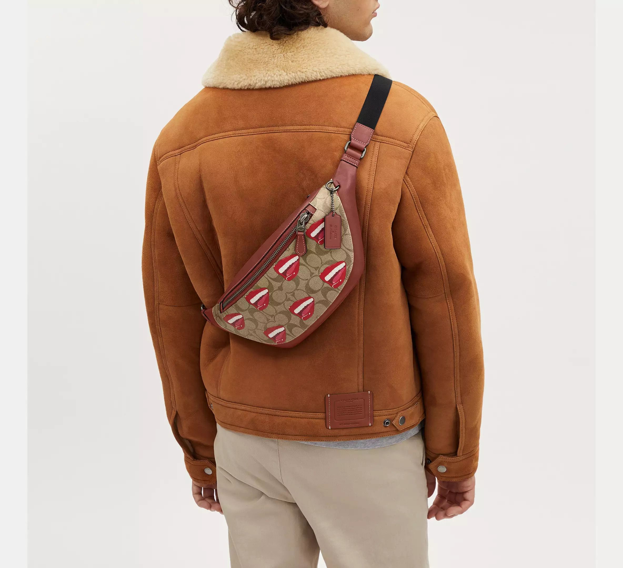 Coach X Tom Wesselmann Warren Belt Bag In Signature Canvas