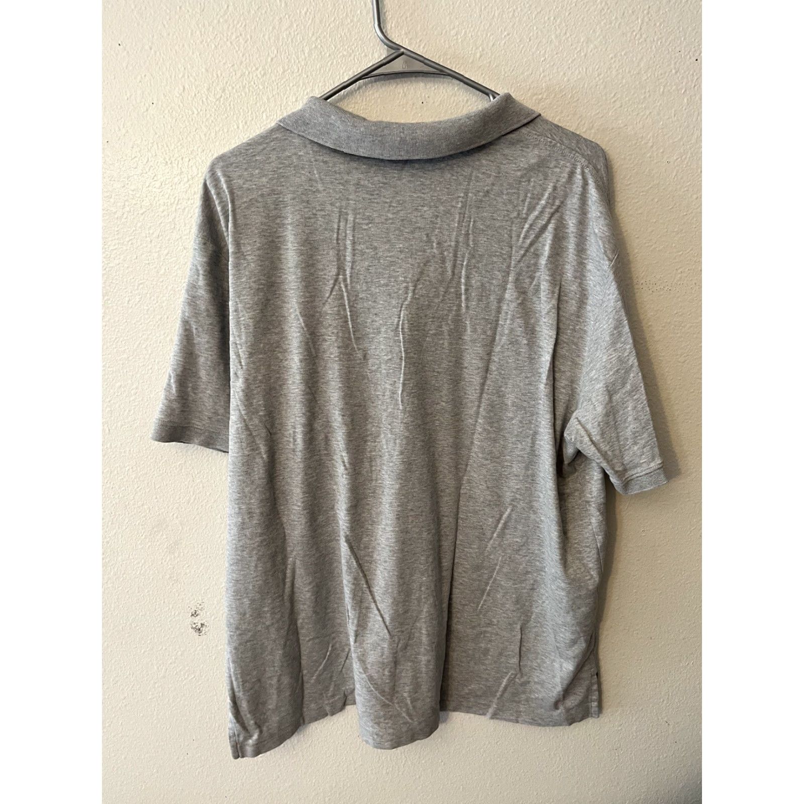 Vintage LL Bean Polo Shirt Mens XL Gray Pima Cotton Short Sleeve 262168 Size US XL / EU 56 / 4 - 2 Thumbnail