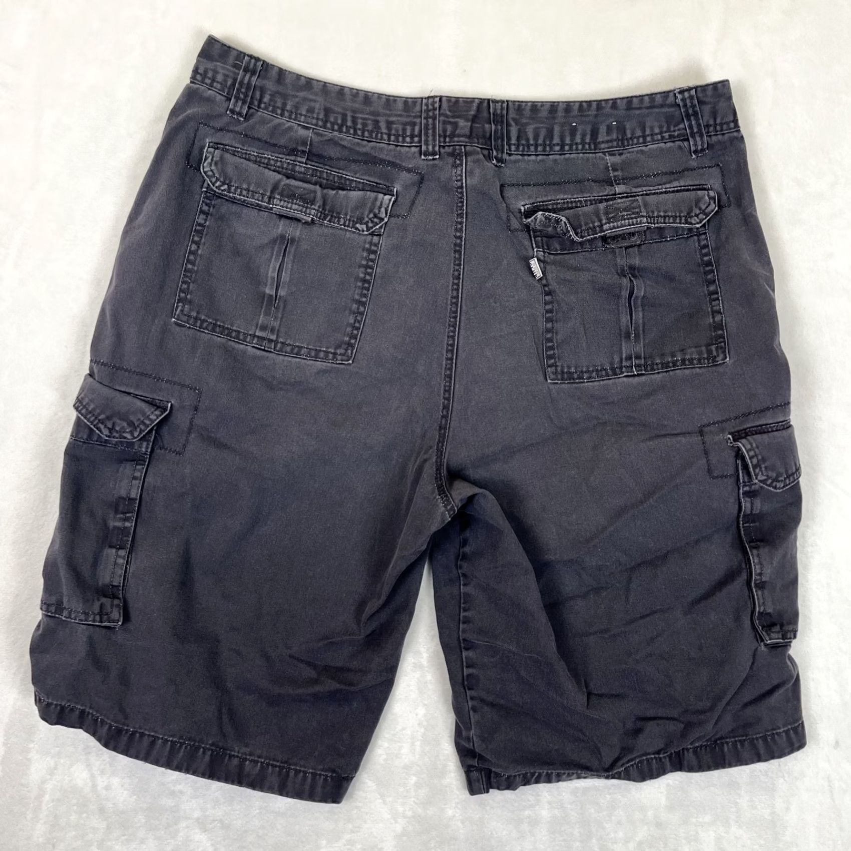 Vintage Pro Club Cargo Shorts Mens Size 40 Gray 12 Inseam Baggy Size US 40 / EU 56 - 6 Thumbnail