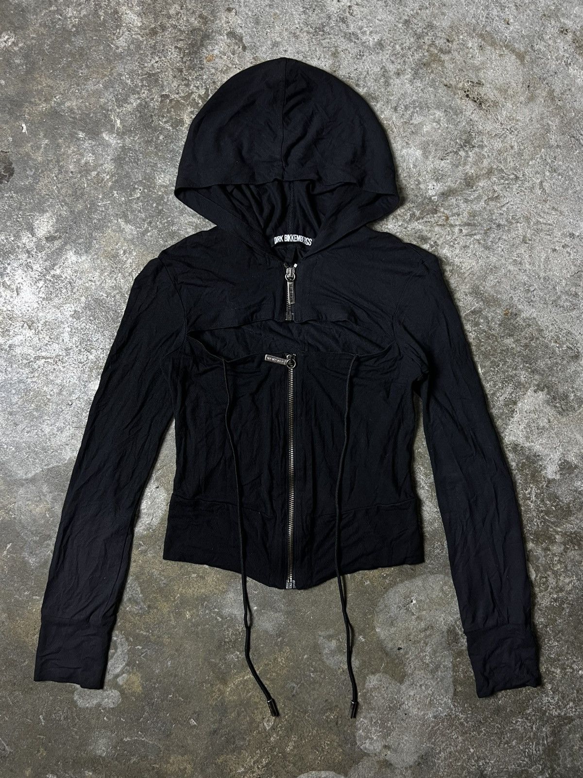 Dirk Bikkembergs Dirk Bikkembergs - Double Zip Cutout Hooded Jacket Size S / US 4 / IT 40 - 1 Thumbnail