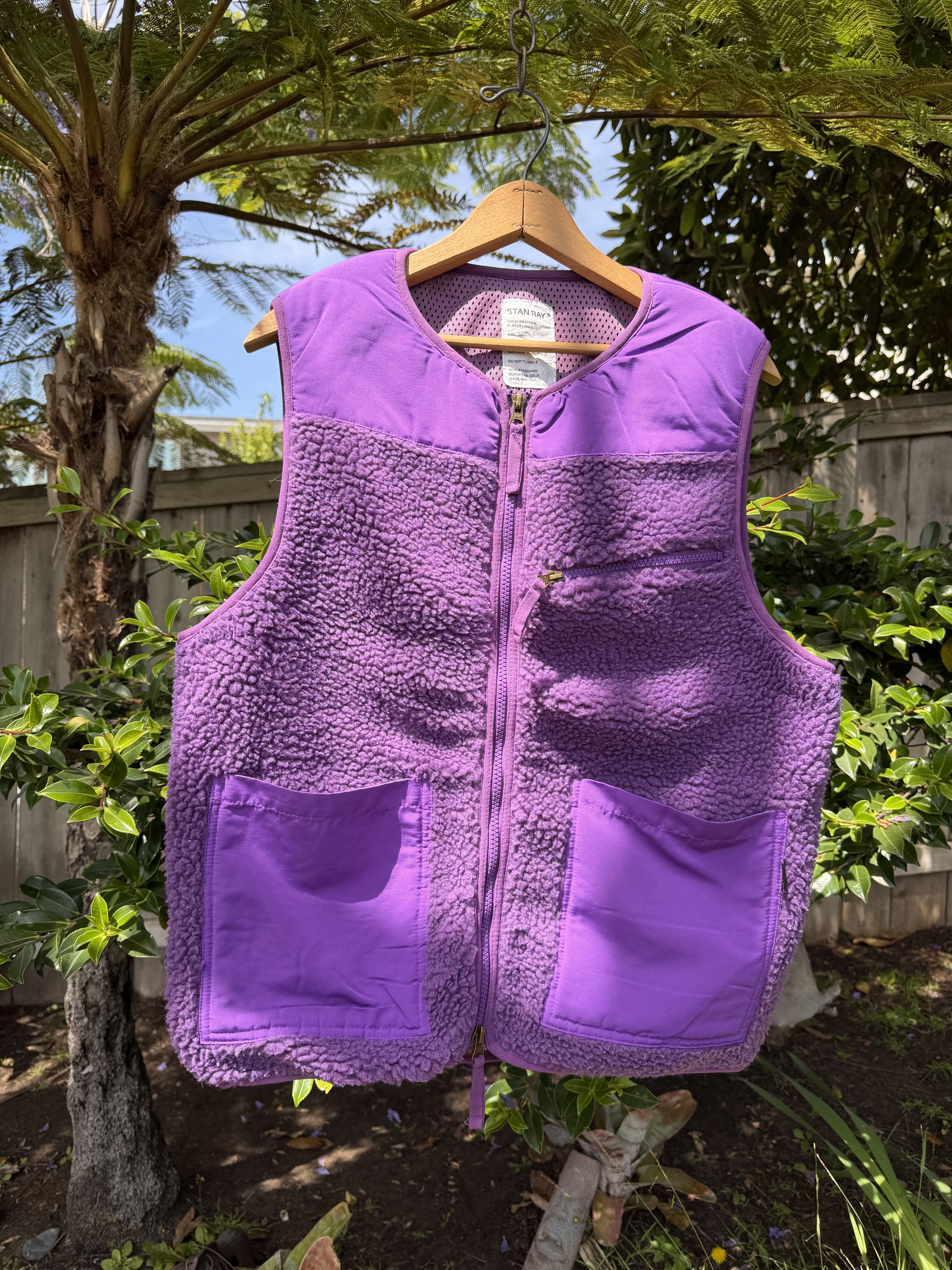 Stan Ray Stan Ray Men's High Pile Fleece Vest in Purple Size Small Size US S / EU 44-46 / 1 - 1 Thumbnail