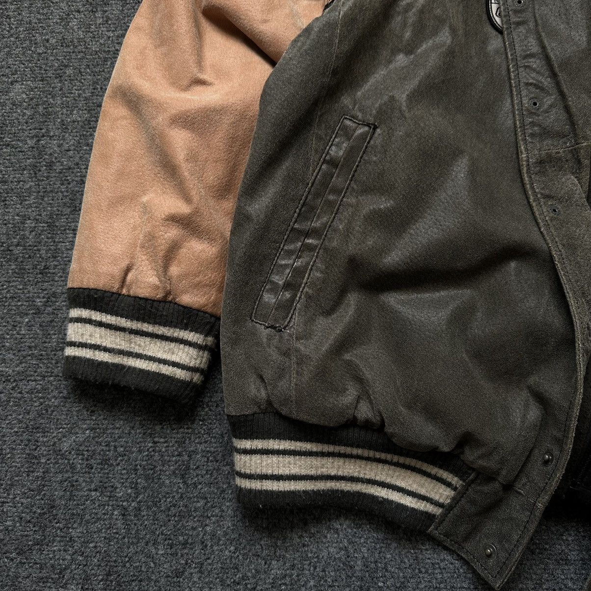 20471120 VTG Mans Leather Jacket With Hood Tom Tailor Size XL Hype Size US XL / EU 56 / 4 - 5 Thumbnail