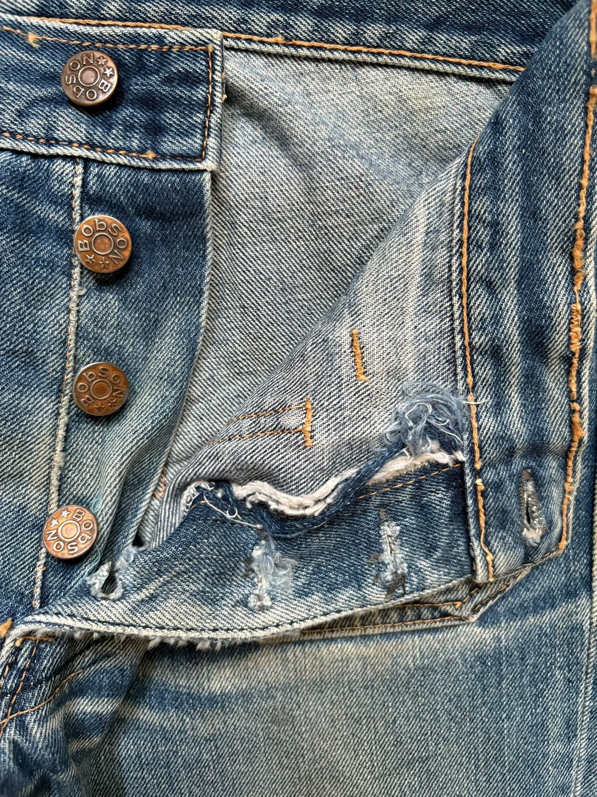 Japanese Brand Vintage Japanese Brand Mud Wash Bush Pant Bellbottom Jeans Size 27" / US 4 / IT 40 - 3 Thumbnail
