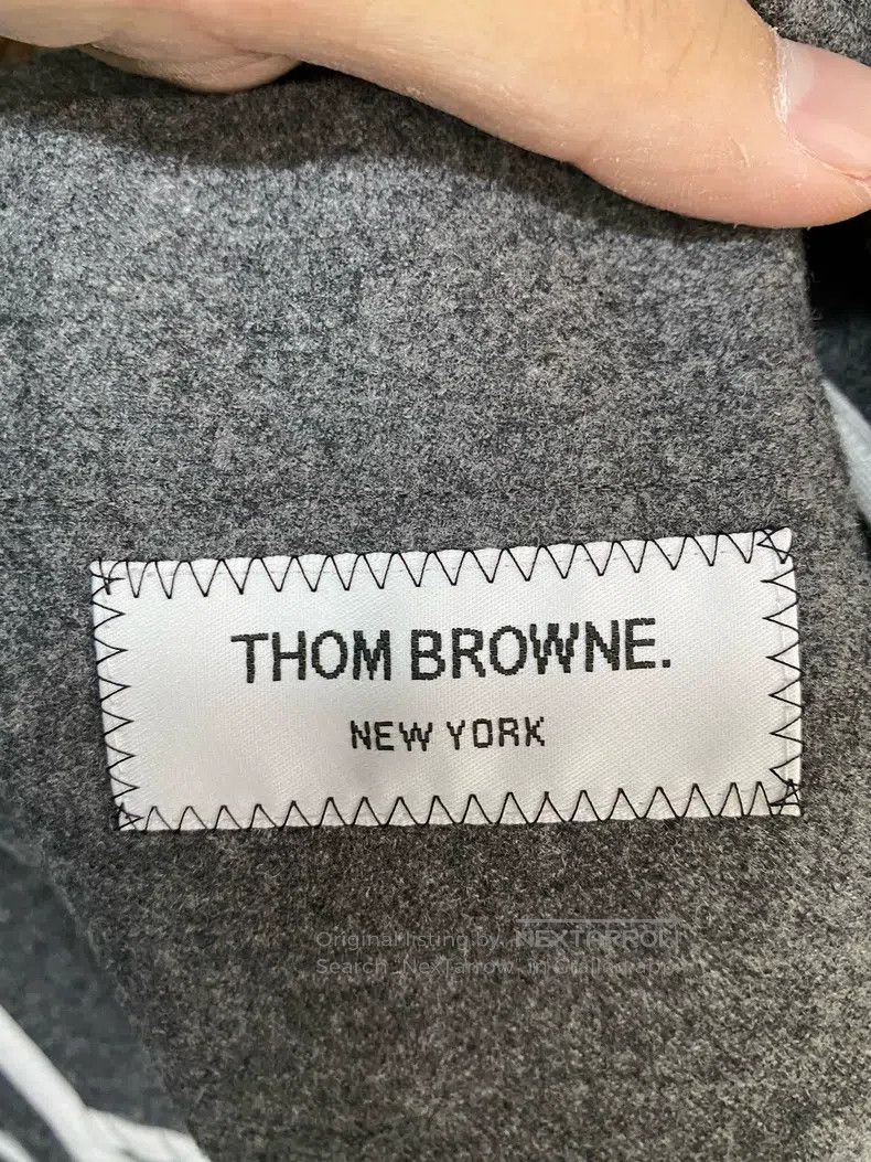 Thom Browne Thom Browne Notched Collar Single-Breasted Long-Sleeve Jac Size US XL / EU 56 / 4 - 8 Thumbnail