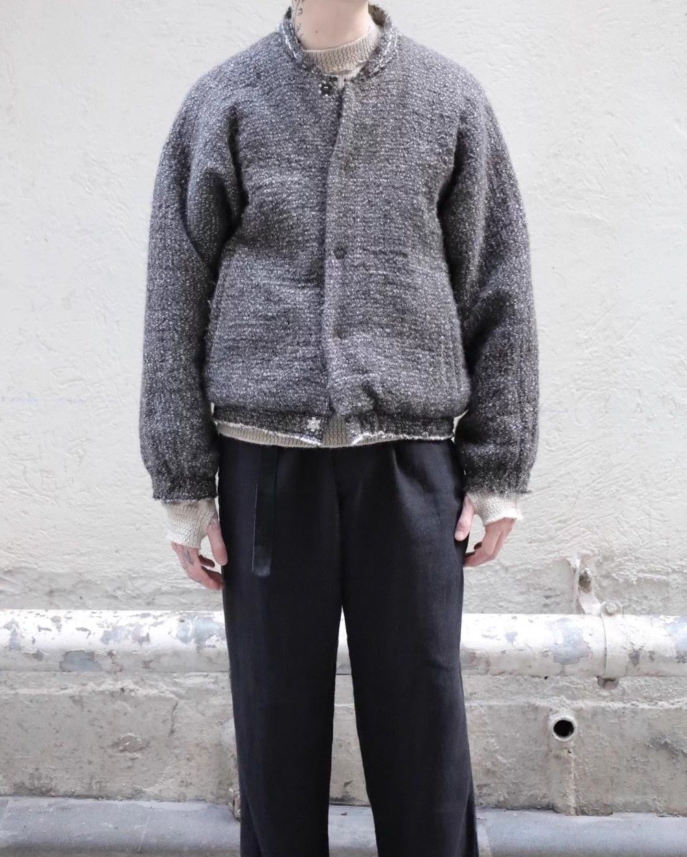 Other NOSAPLUNA EASY JACKET 100% Wool Button Jacket L Size US L / EU 52-54 / 3 - 8 Thumbnail