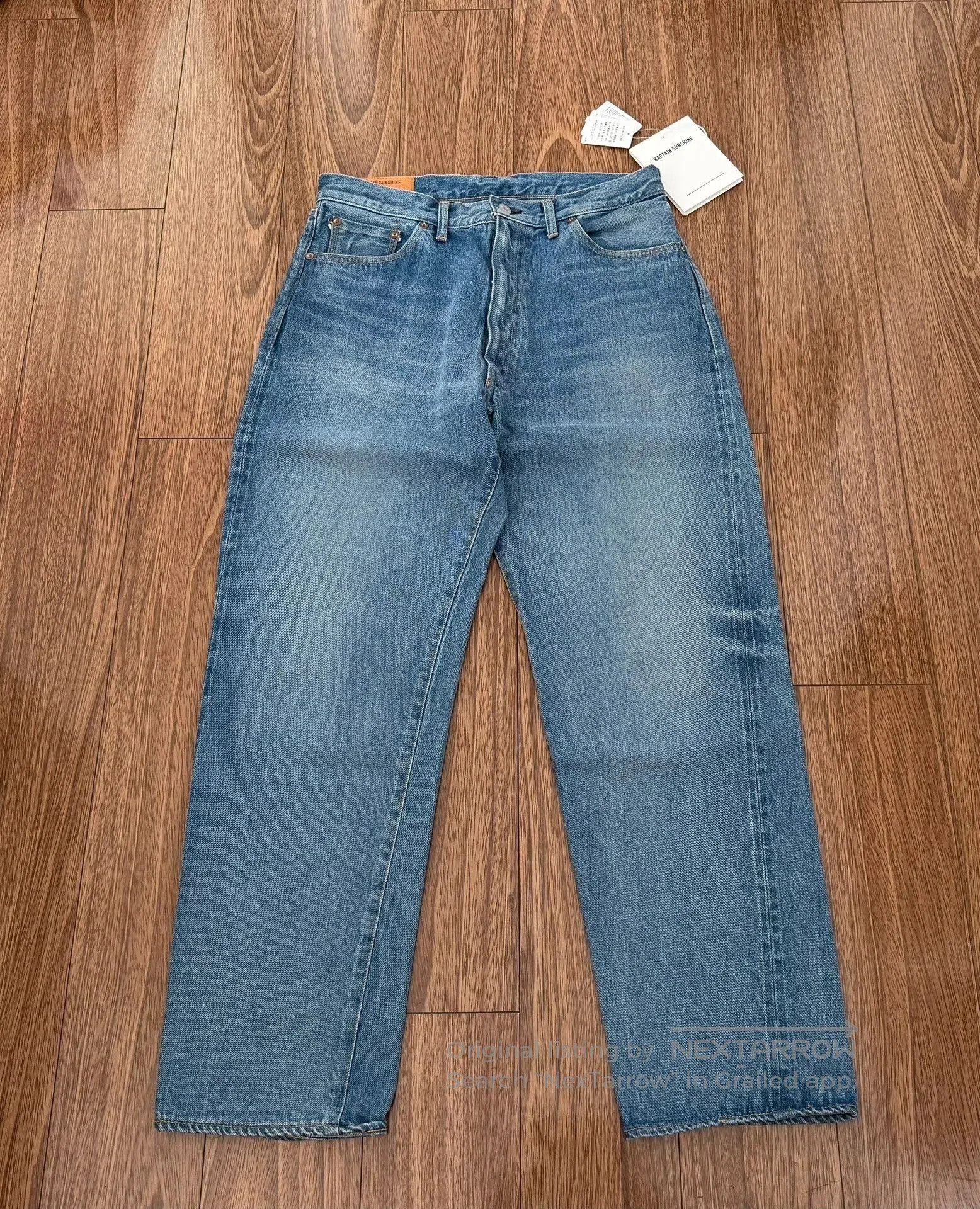 Kaptain Sunshine KAPTAIN SUNSHINE Zipper Front Denim Pants. Size US 30 / EU 46 - 1 Thumbnail