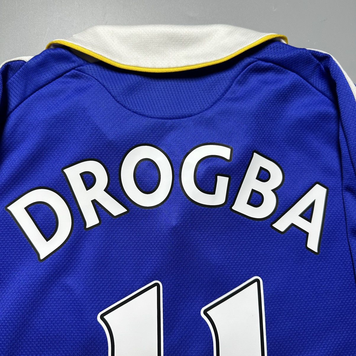 Adidas CHELSEA ADIDAS 2008/2009 FOOTBALL HOME JERSEY #11 DROGBA Size US M / EU 48-50 / 2 - 14 Thumbnail