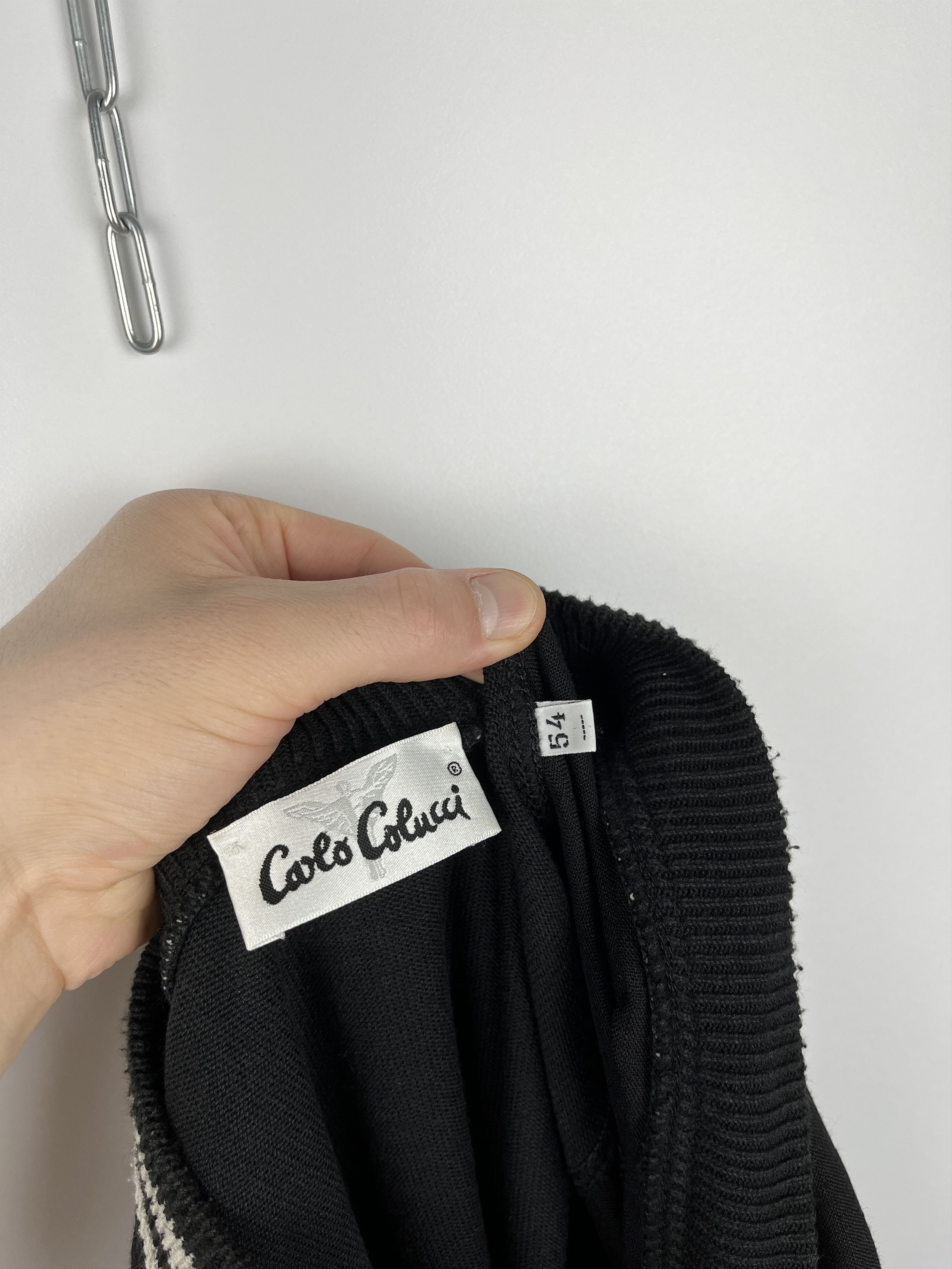 Carlo Colucci × Vintage Carlo Colucci 90's Vintage Men's V-neck Sweater Size US XL / EU 56 / 4 - 9 Thumbnail