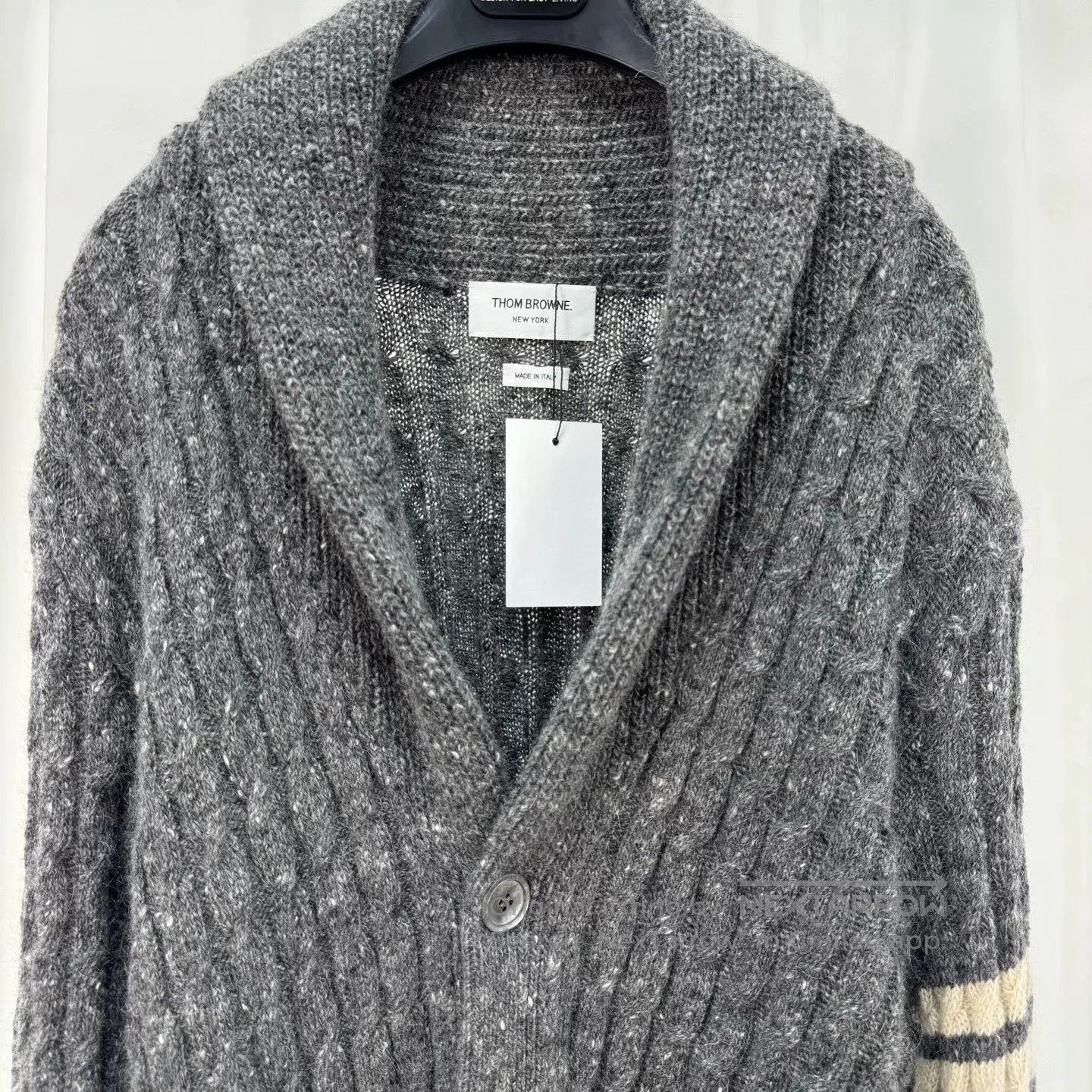 Thom Browne thom browne gray long wool sweater. Size US S / EU 44-46 / 1 - 3 Thumbnail