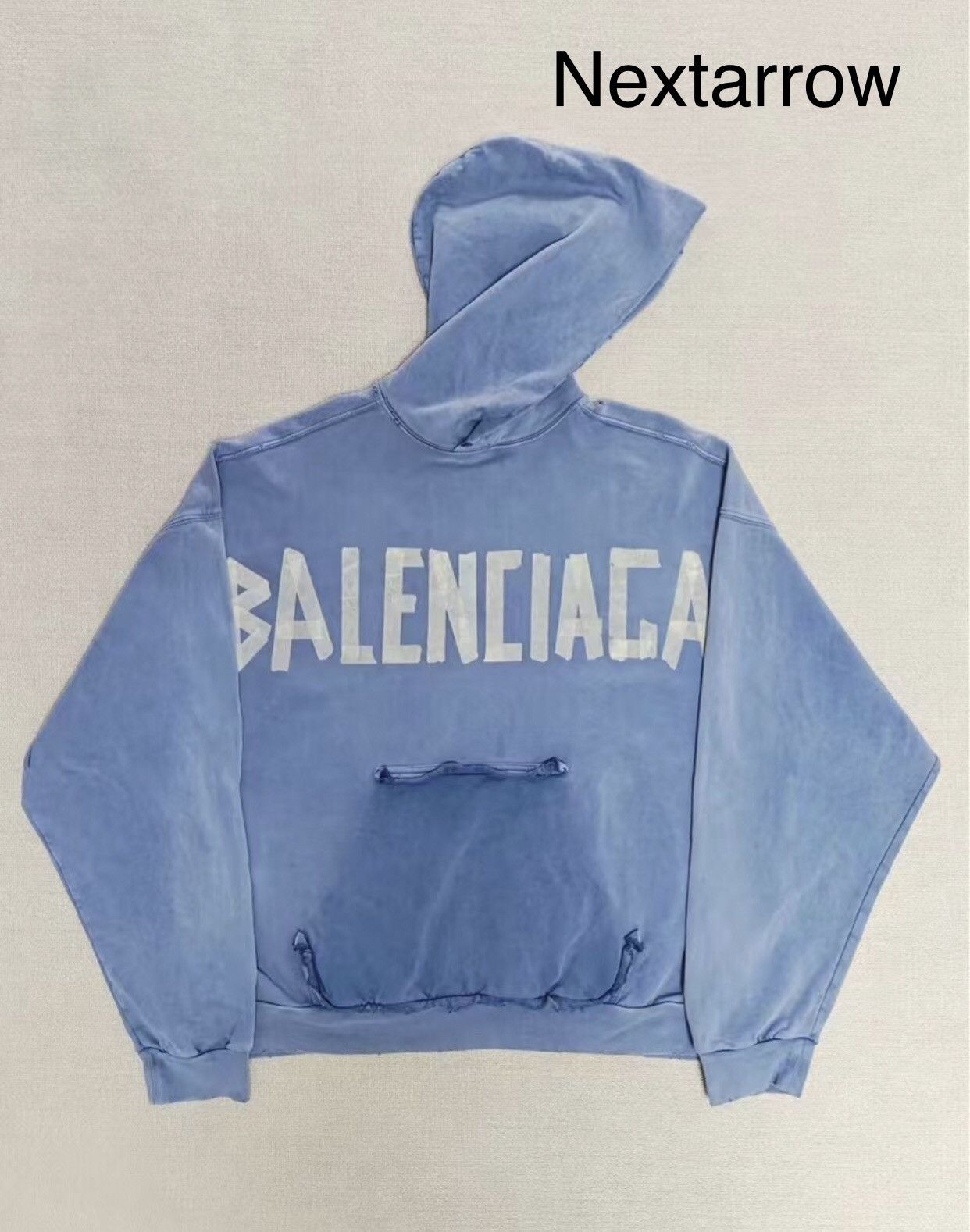 Balenciaga Balenciaga 24ss Haze Adhesive Hoodie Hoodie Sweatshirt Size US M / EU 48-50 / 2 - 1 Thumbnail